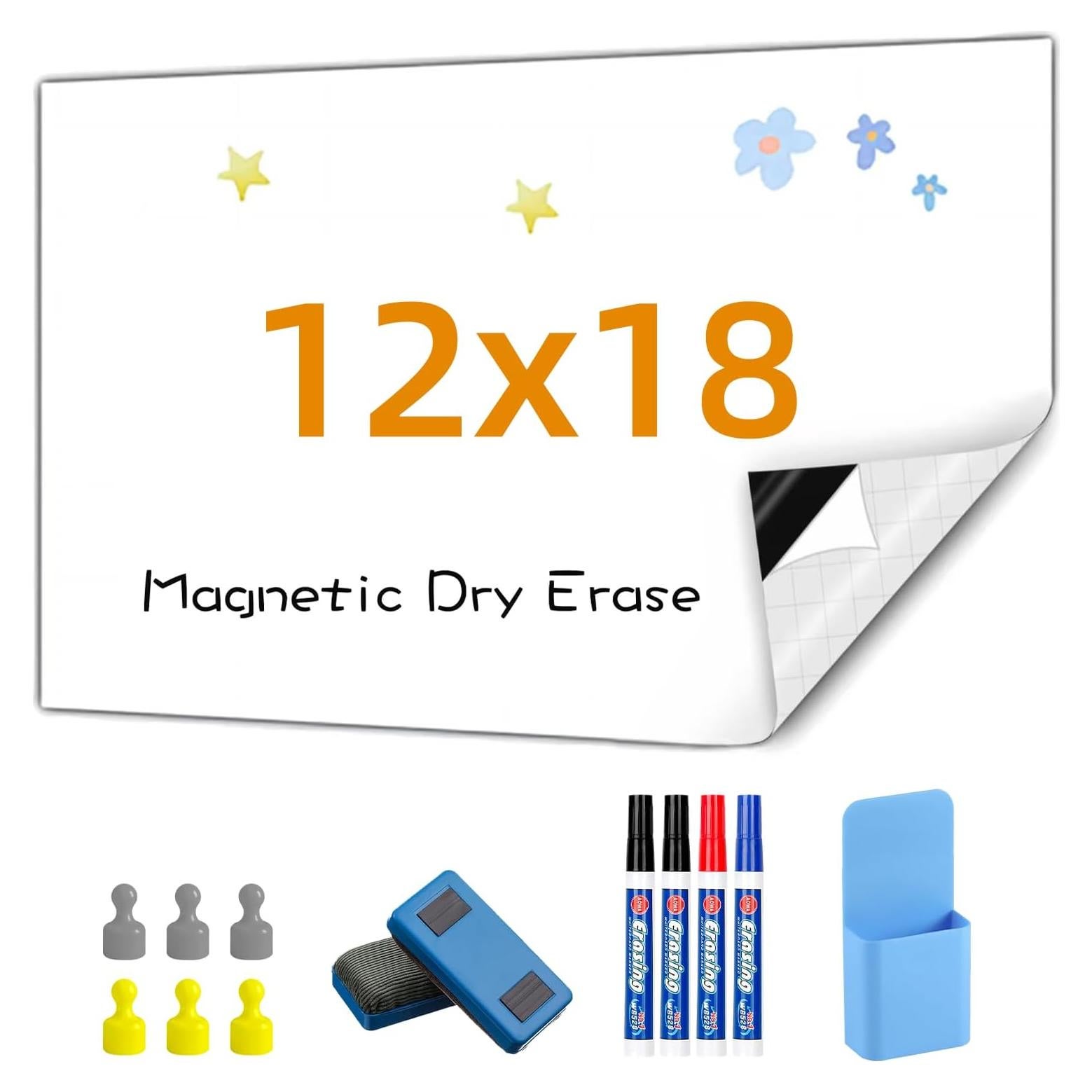 Papel Contacto Pizarra Blanca Magnética Babenoun 30.48x45.72 cm