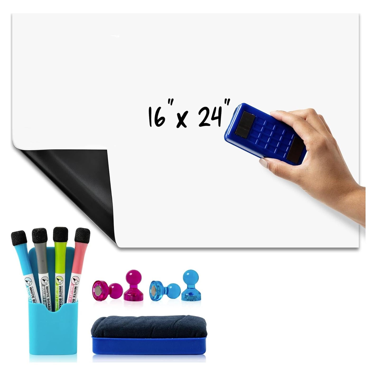 Papel de Pizarra Blanca Autoadhesivo Magnético 40x60 cm JOYKROS