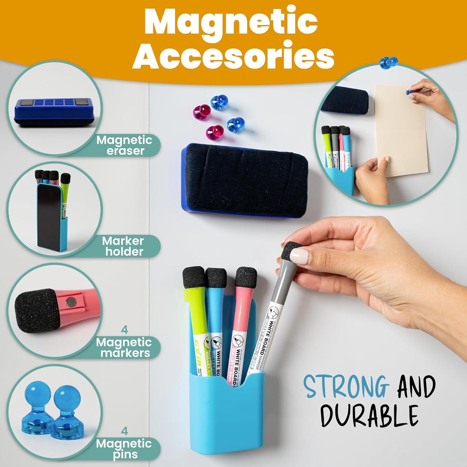 Papel de Pizarra Blanca Autoadhesivo Magnético 40x60 cm JOYKROS