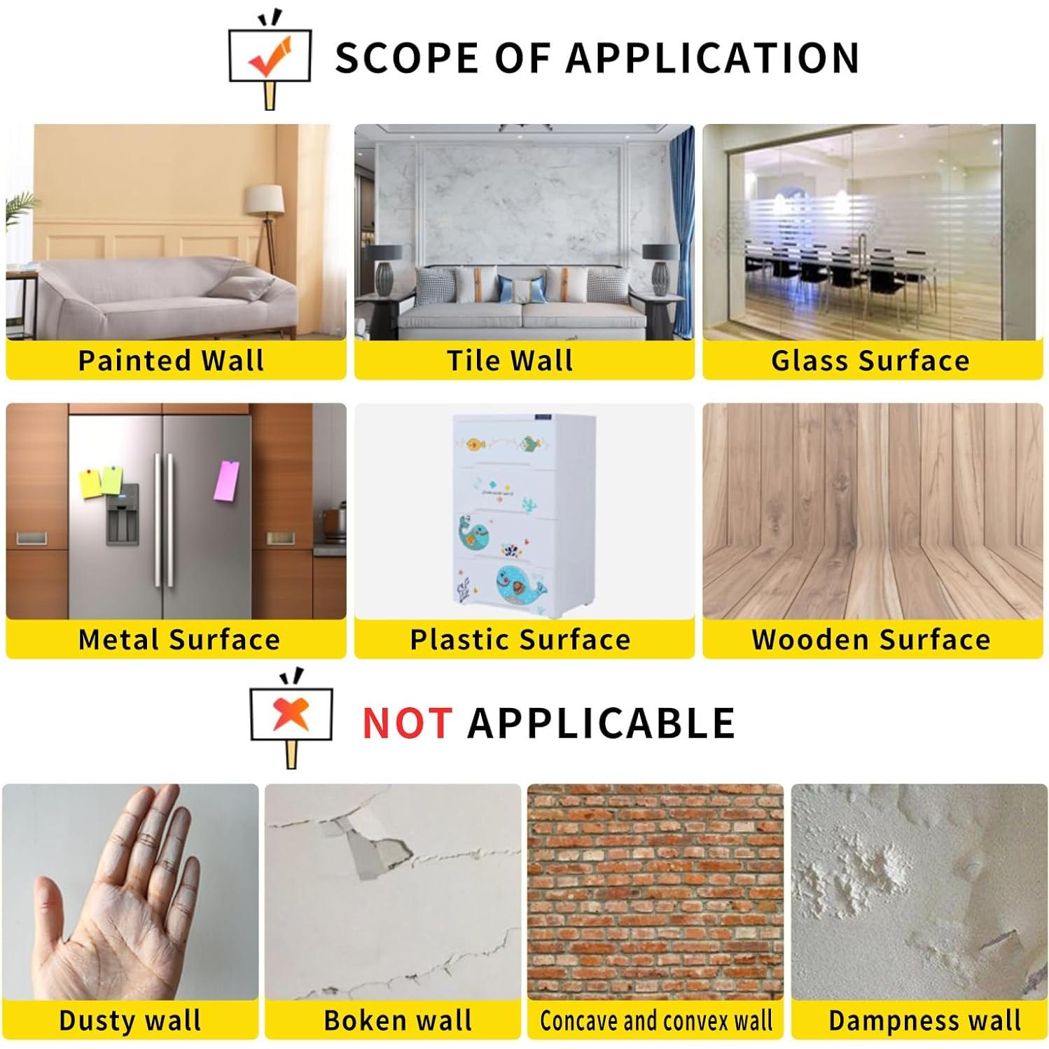 Pizarra Blanca Magnética Autoadhesiva Dr. Magnet 61x91 cm