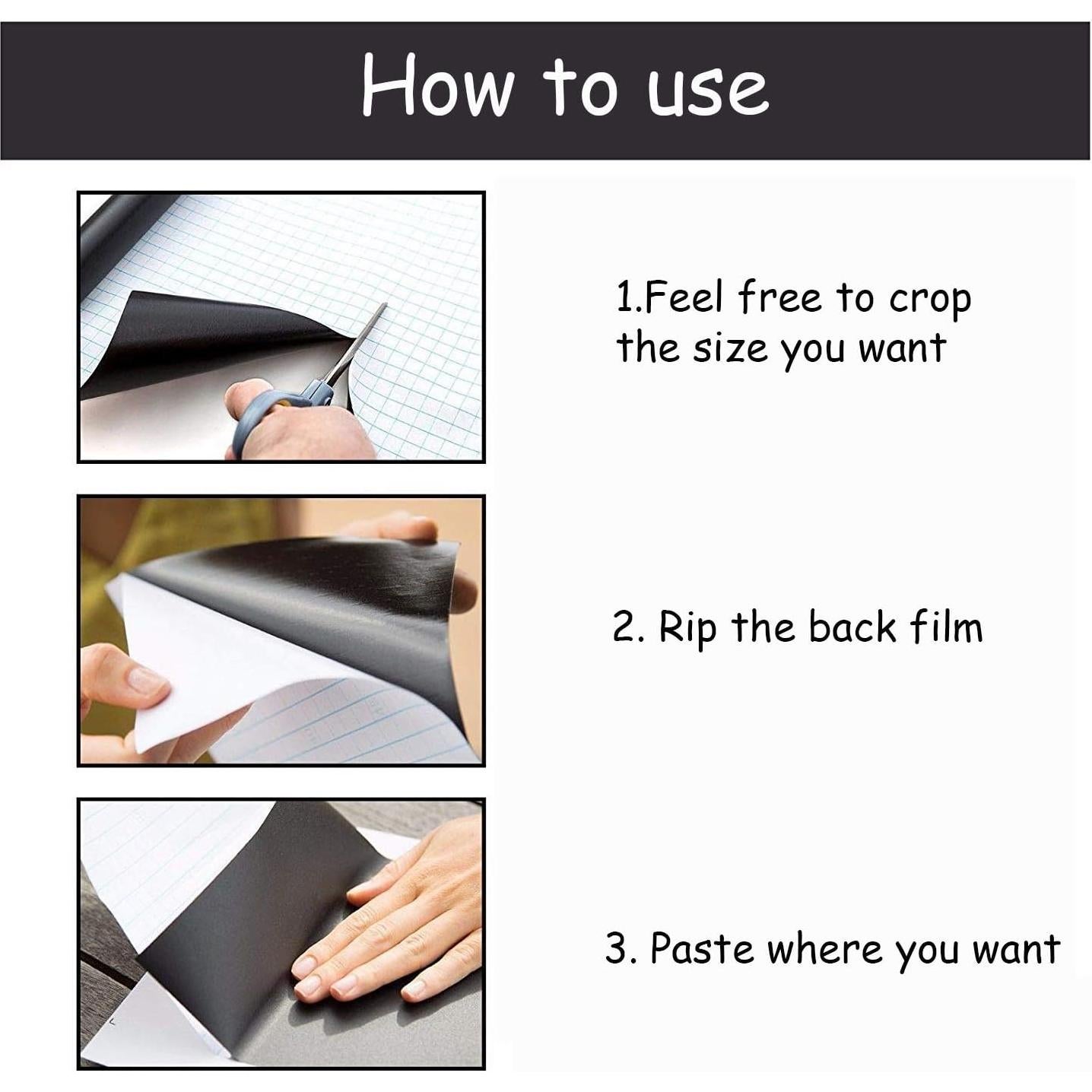 Papel para Pizarra Blanca Autoadhesivo SweeHome 1.98m