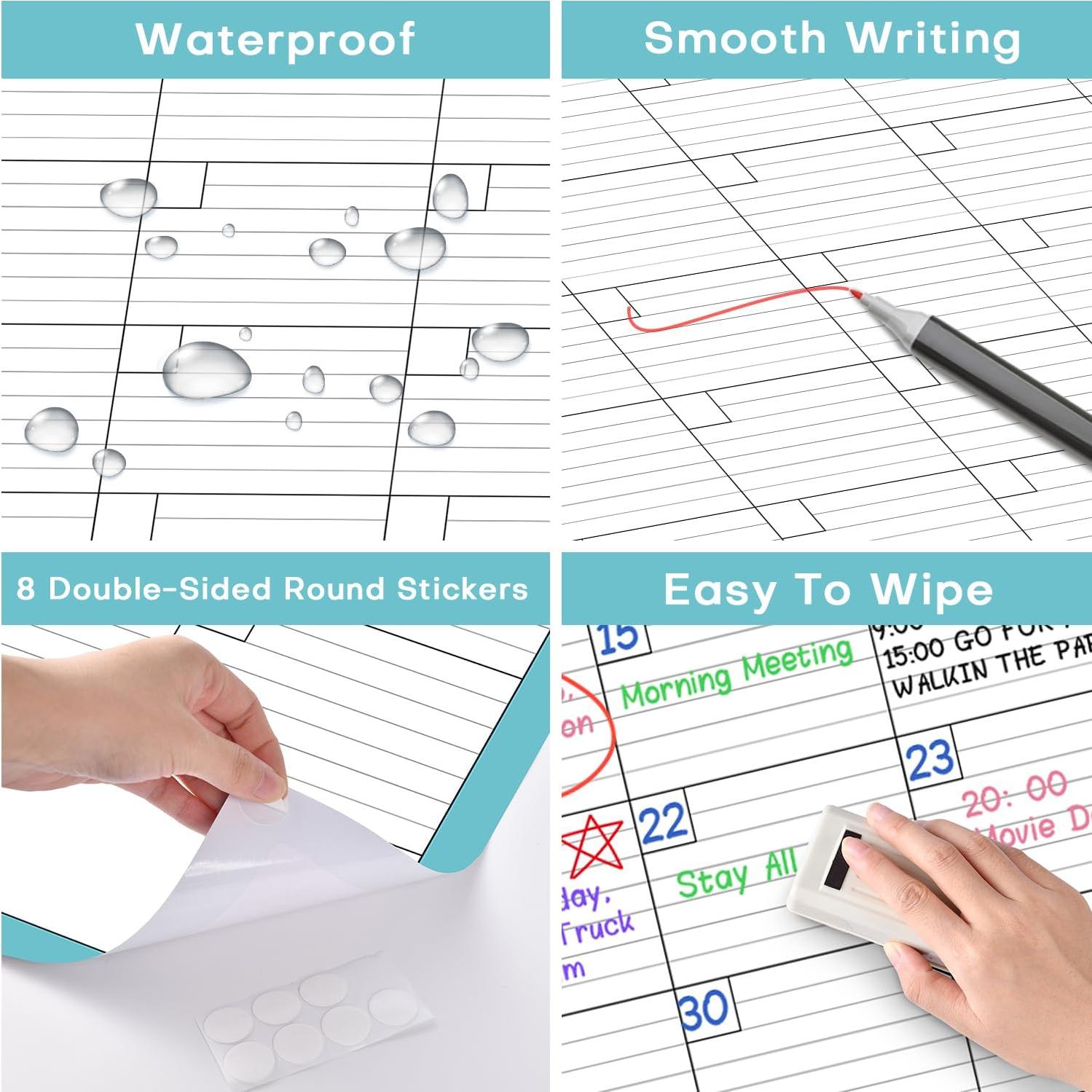 Calendario de Borrado en Seco para Pared MaaIbok 101.6x71.1cm