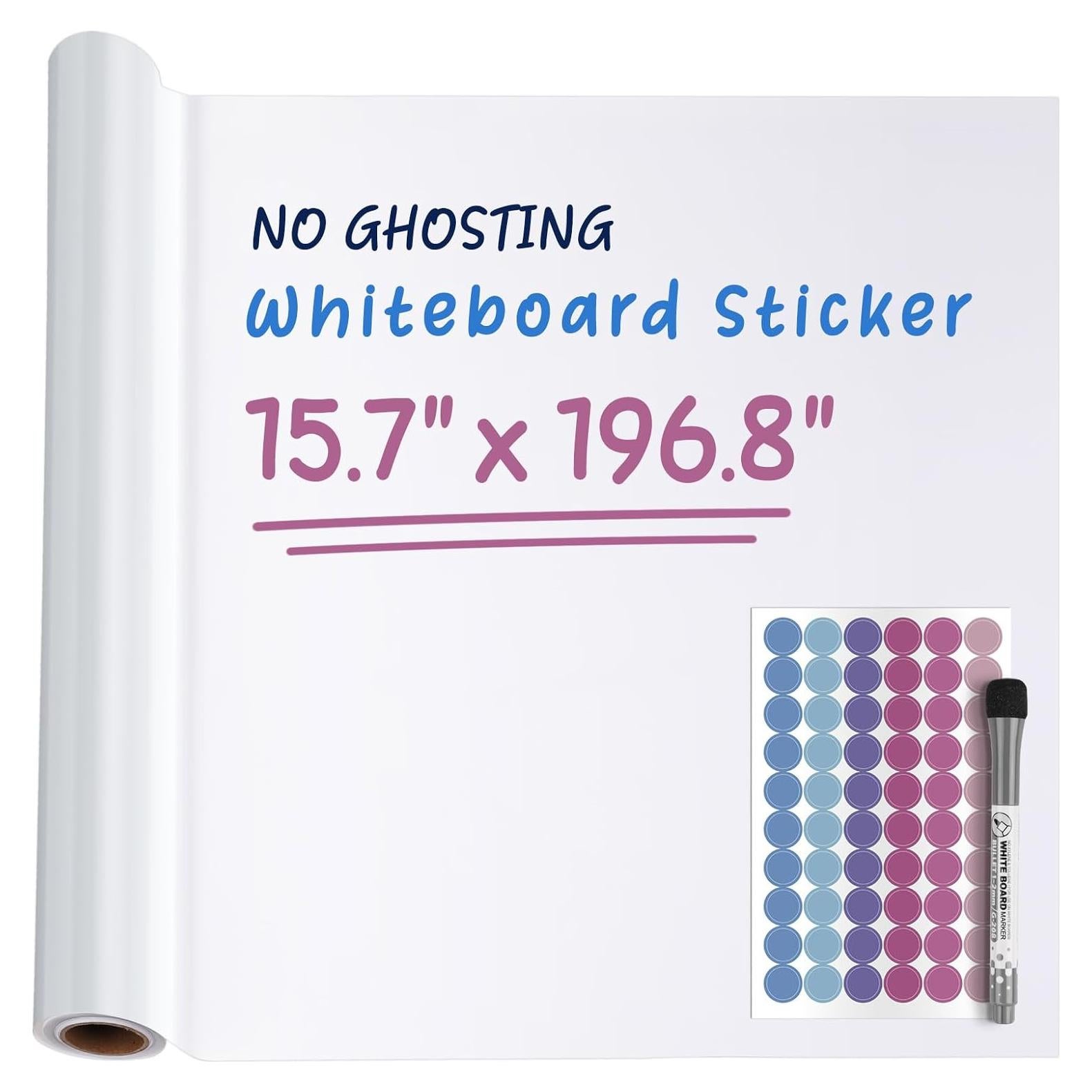 Papel Tapiz de Pizarra Borrable MaxGear 5m x 40cm Autoadhesivo