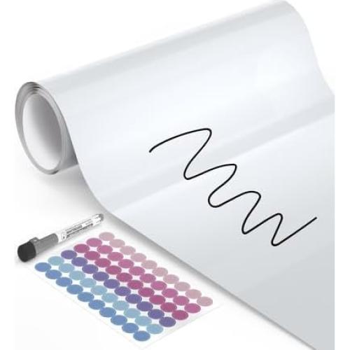 Papel Tapiz de Pizarra Borrable MaxGear 5m x 40cm Autoadhesivo