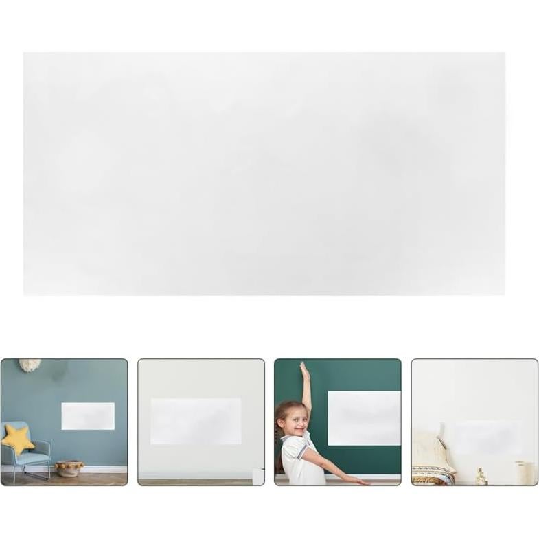 Pegatina de Pizarra Blanca Estática Ciieeo 60x30 cm Borrable