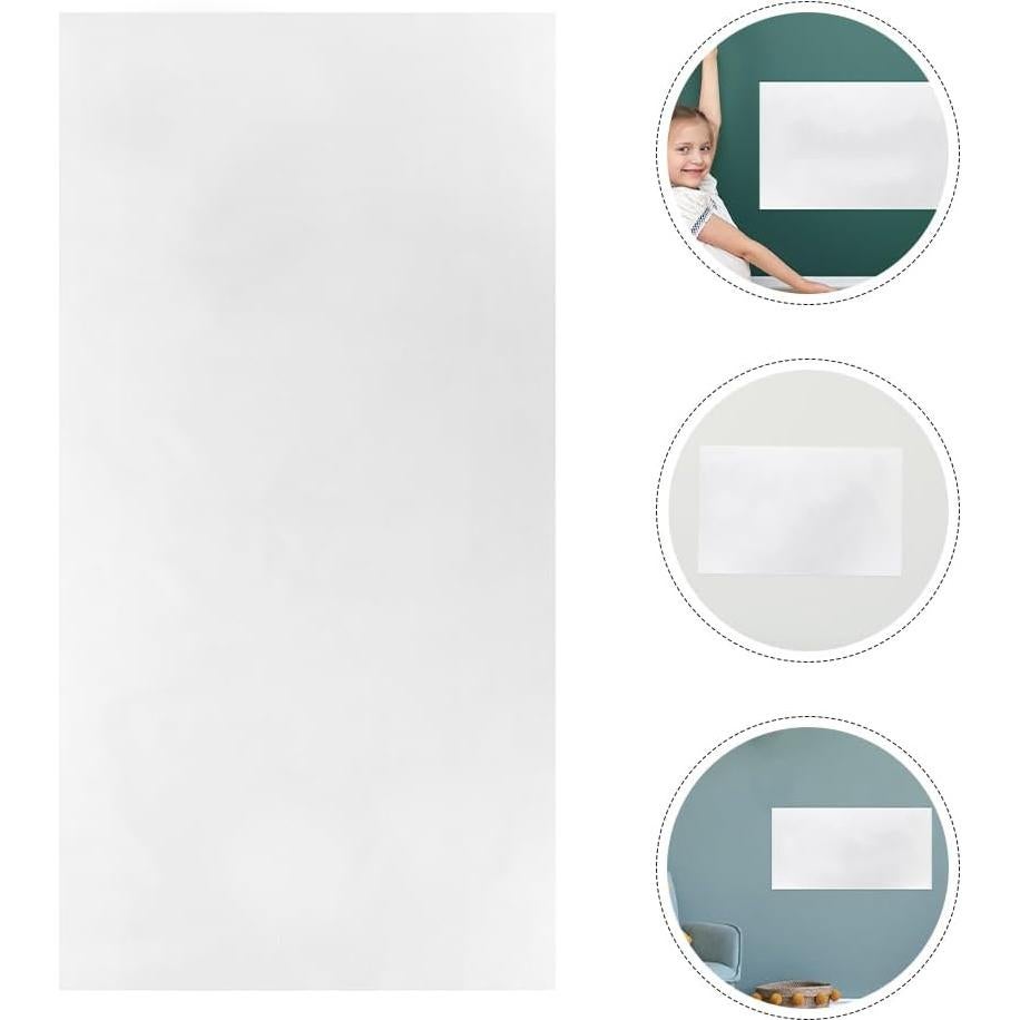 Pegatina de Pizarra Blanca Estática Ciieeo 60x30 cm Borrable