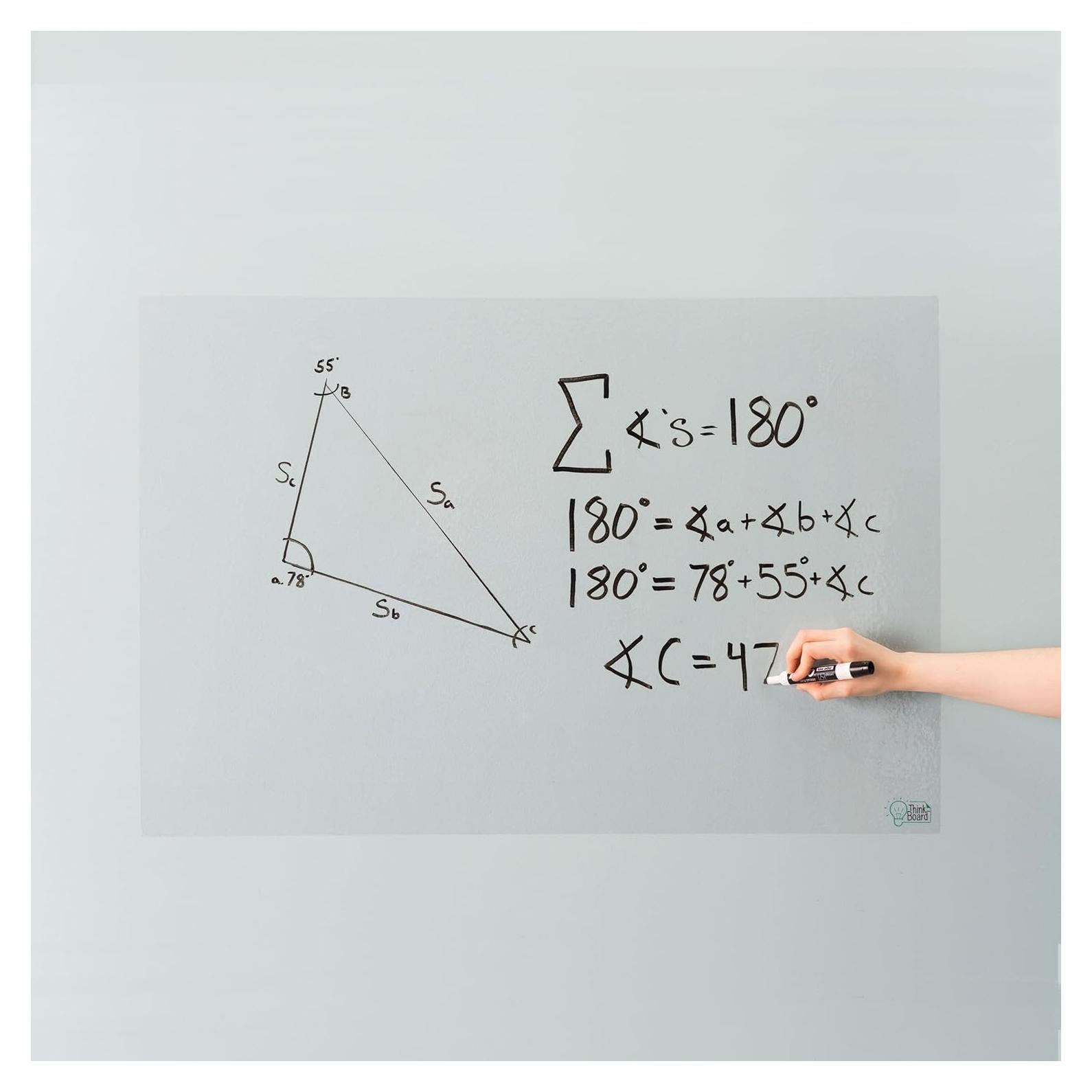 Pizarra Blanca Autoadhesiva Think Board 61x91 cm Transparente