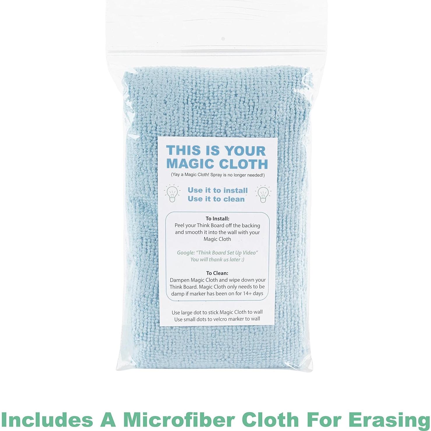 Pizarra Blanca Autoadhesiva Think Board 61x91 cm Transparente