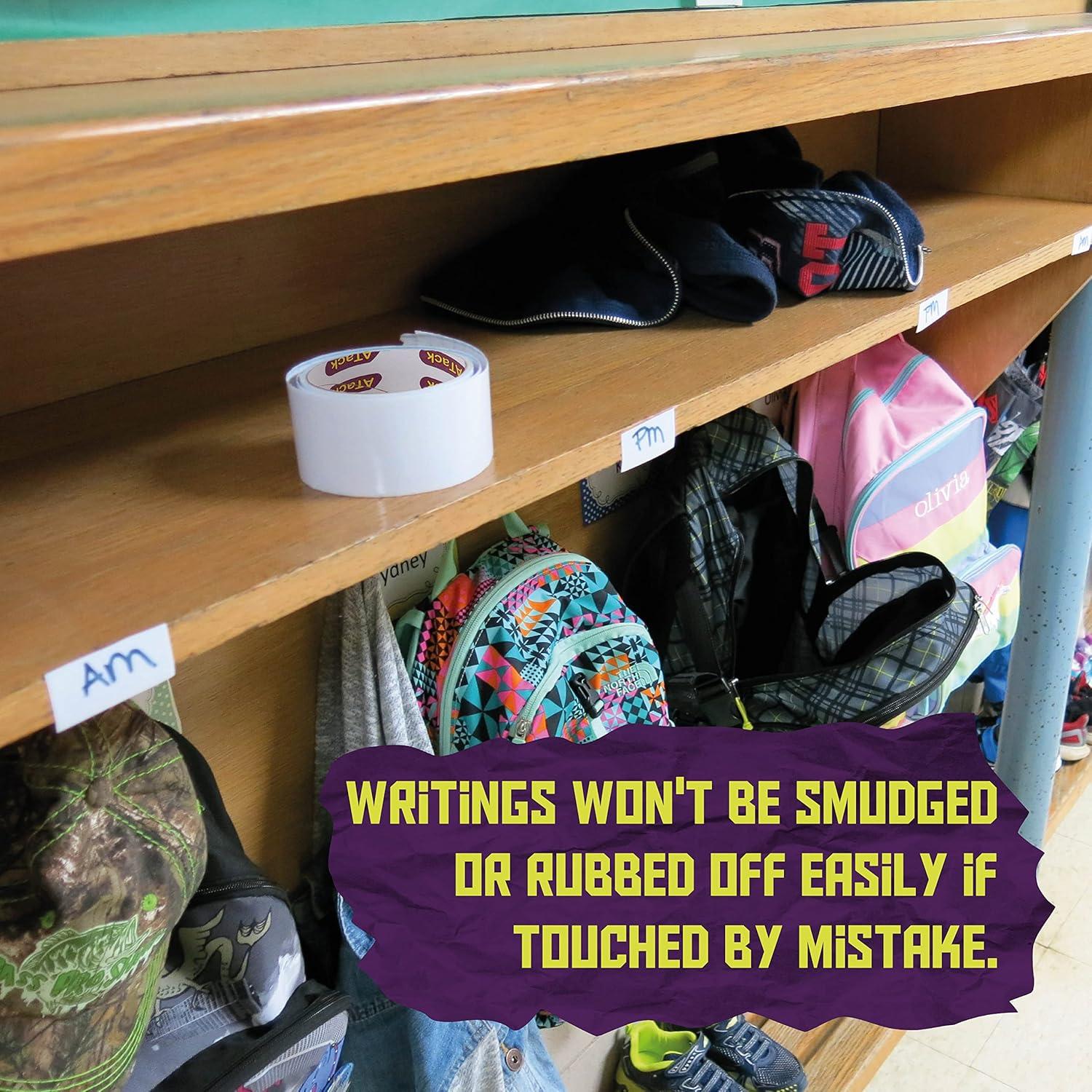 Cinta de Borrado en Seco ATack 5cm x 9.14m Blanca Sin Residuos