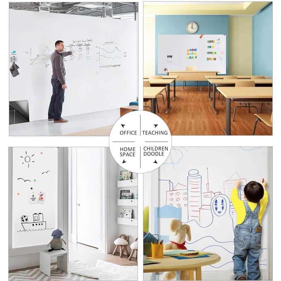 Papel Contacto Pizarra Blanca Magnética ZHIDIAN 152x91 cm