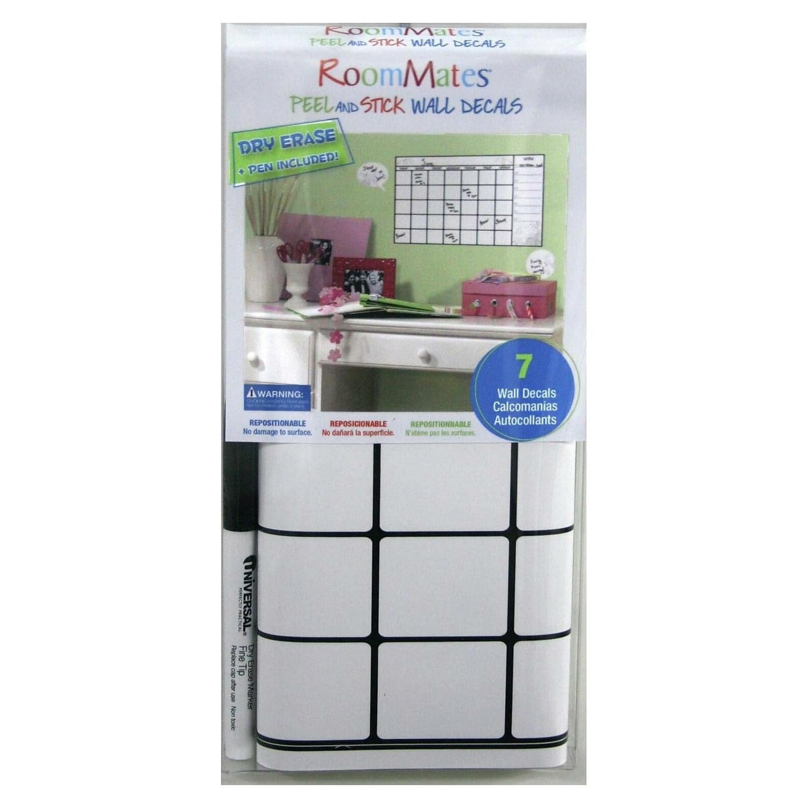 Calendario de Borrar en Seco RoomMates 40.64 x 22.86 cm