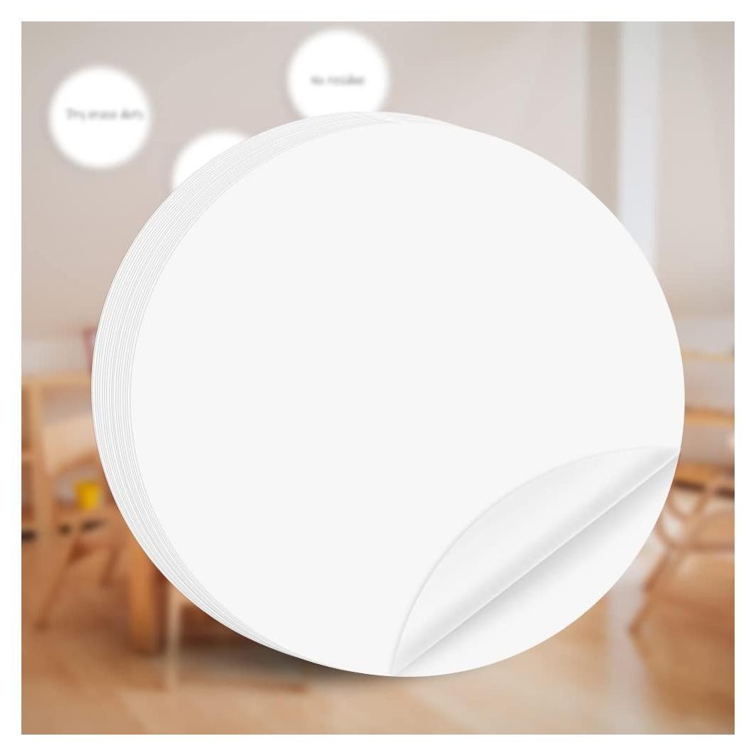 Puntos para Borrado en Seco HOXHA - 20 Stickers Circulares 28 cm