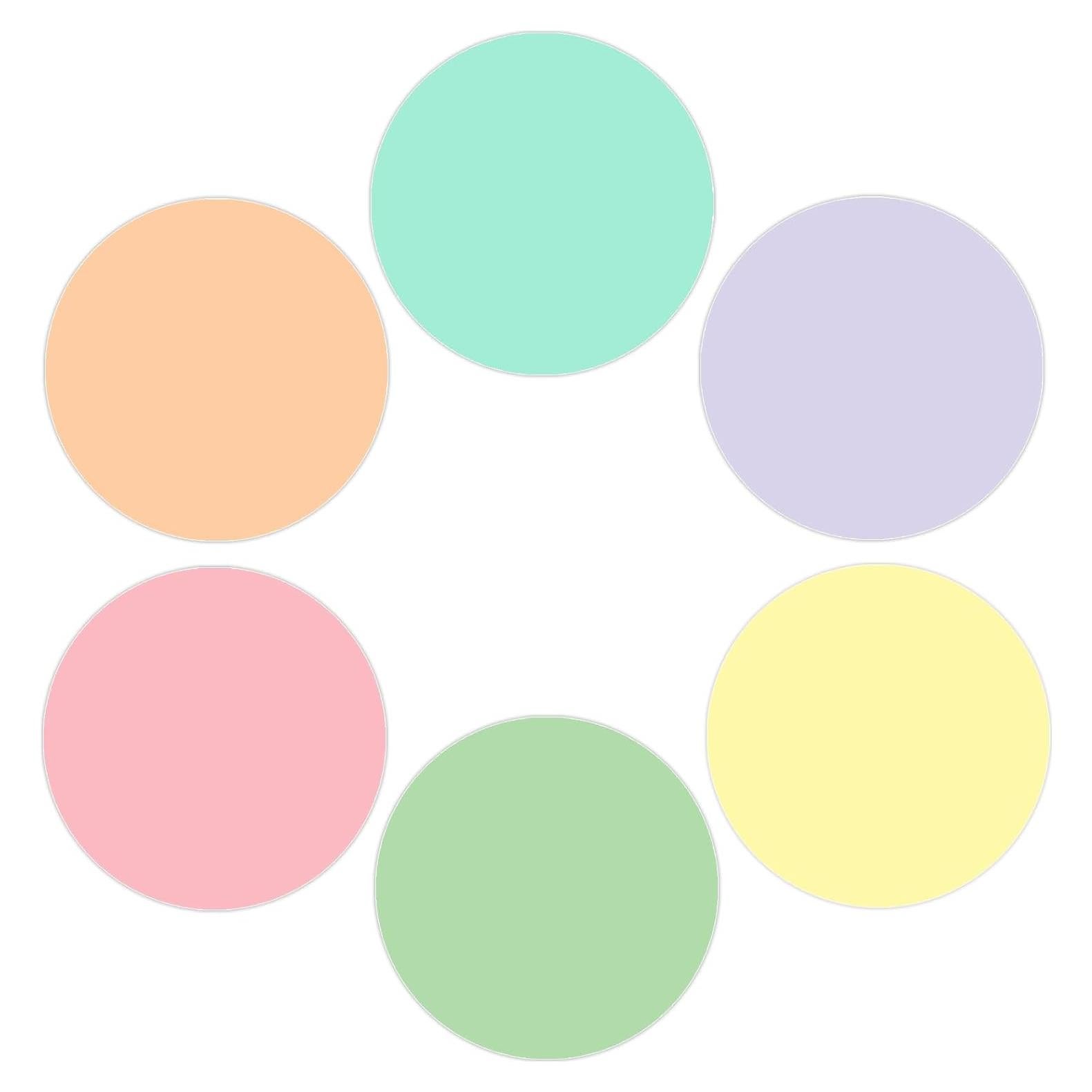 18 Calcomanías Borrado en Seco Pastel 27.94 cm YEIHHEIY