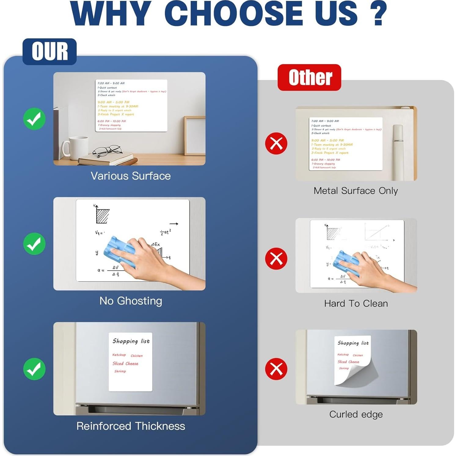 Pegatinas Borrables Adhesivas Vimiroo 30.48x20.32 cm (3 Hojas)