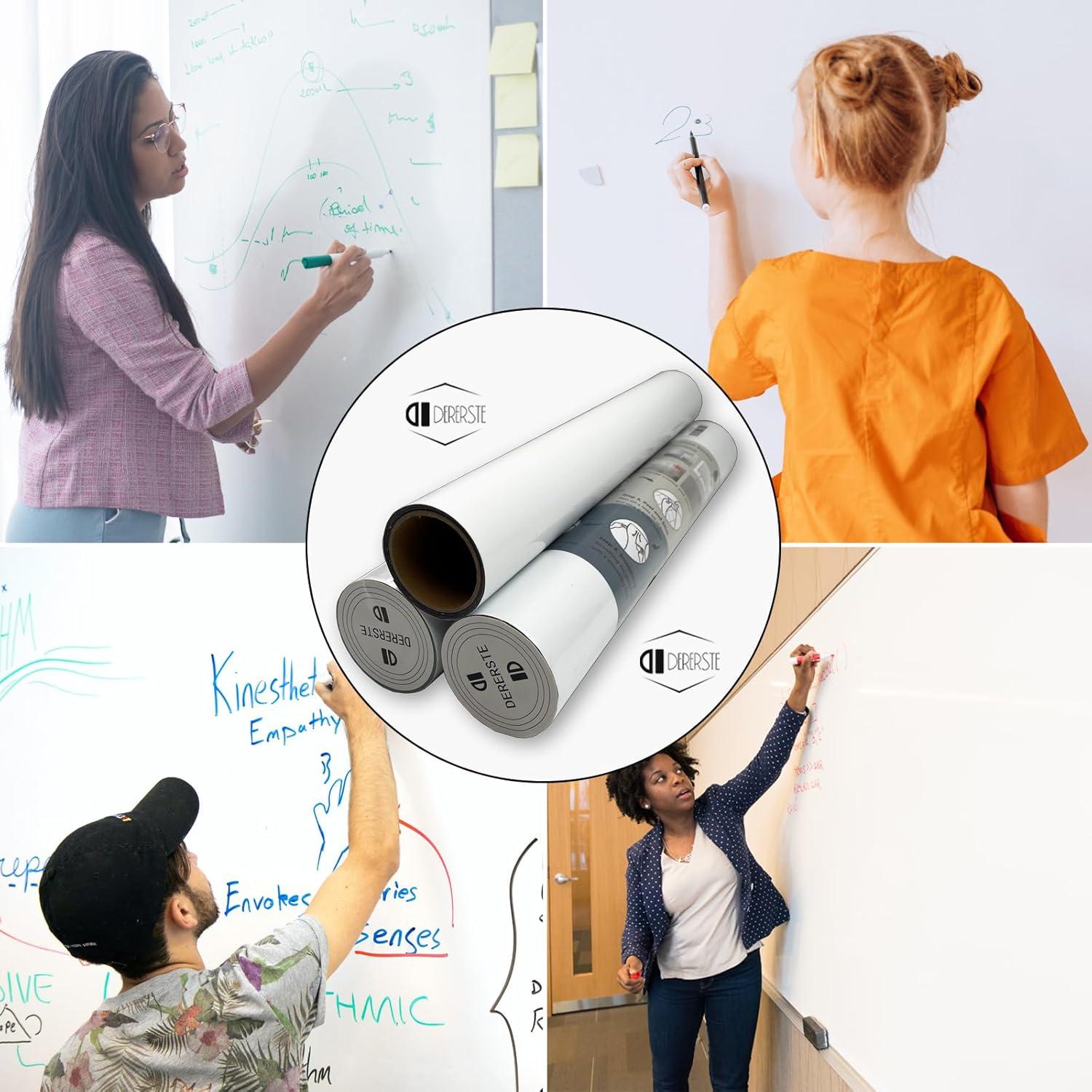 Papel Contacto Pizarra Blanca Magnético DERERSTE 60x44.5cm