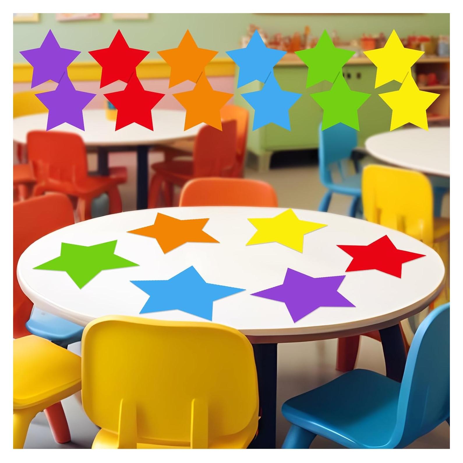 Puntos de Borrado en Seco Lincia 24 Pcs Estrellas 25 cm