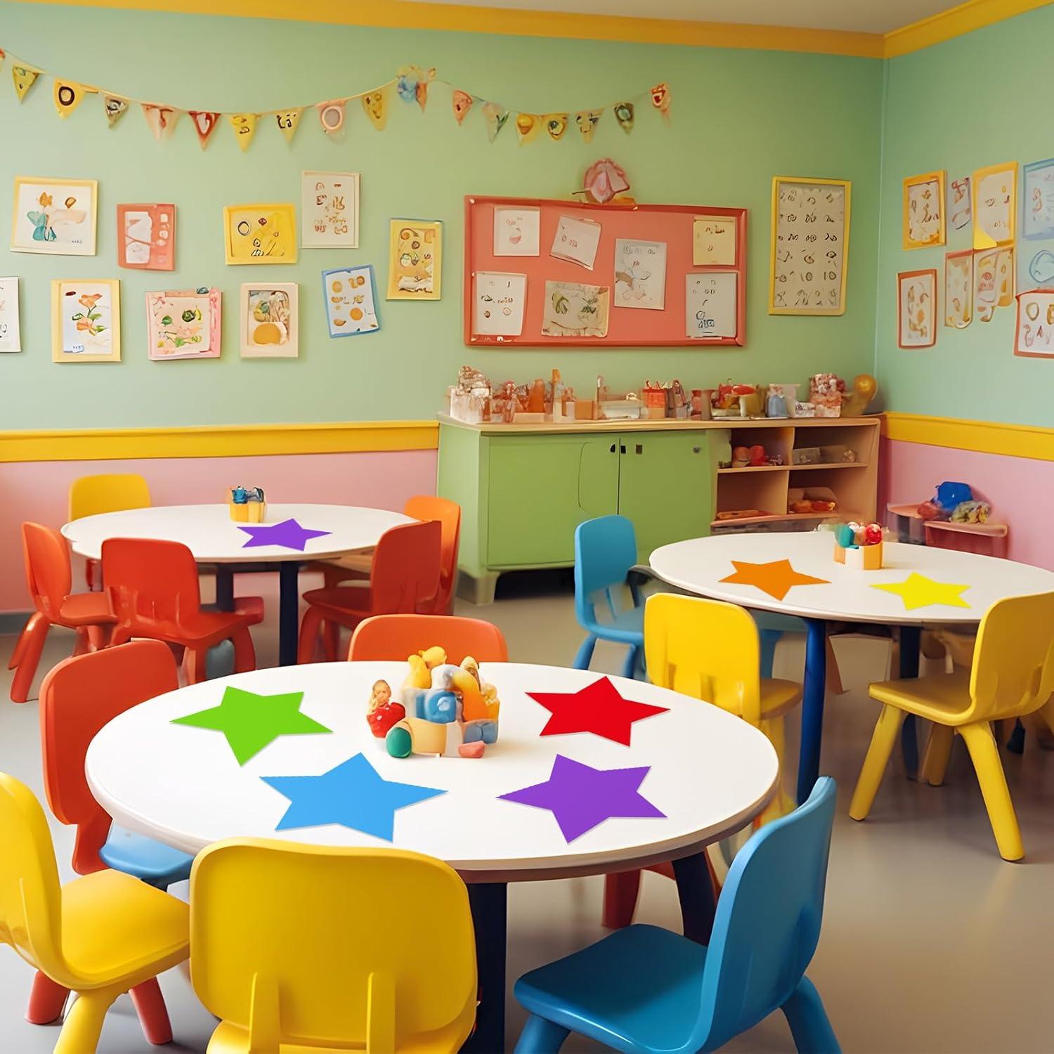 Puntos de Borrado en Seco Lincia 24 Pcs Estrellas 25 cm