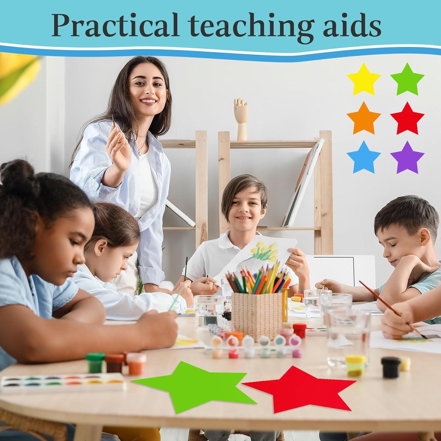 Puntos de Borrado en Seco Lincia 24 Pcs Estrellas 25 cm