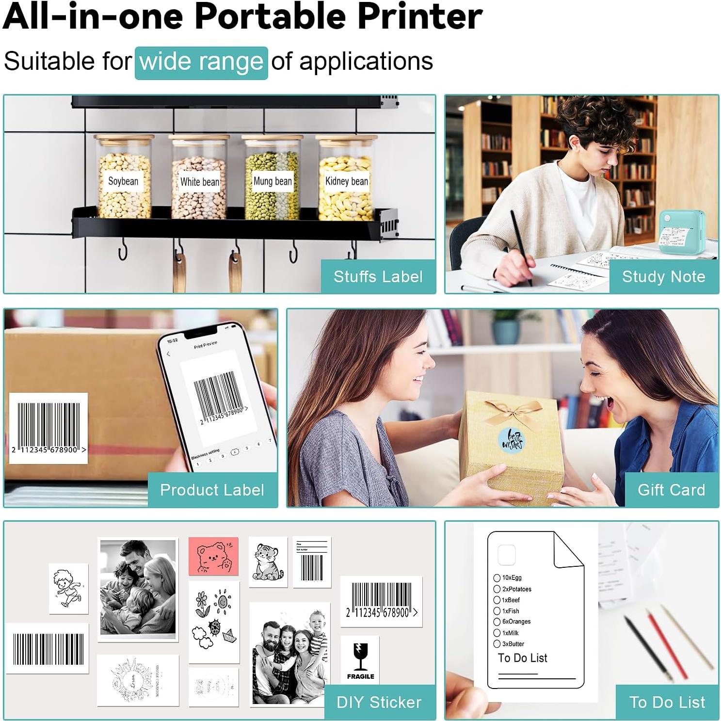 Máquina de Etiquetas INVISEN Bluetooth 14 Tamaños 12-50mm