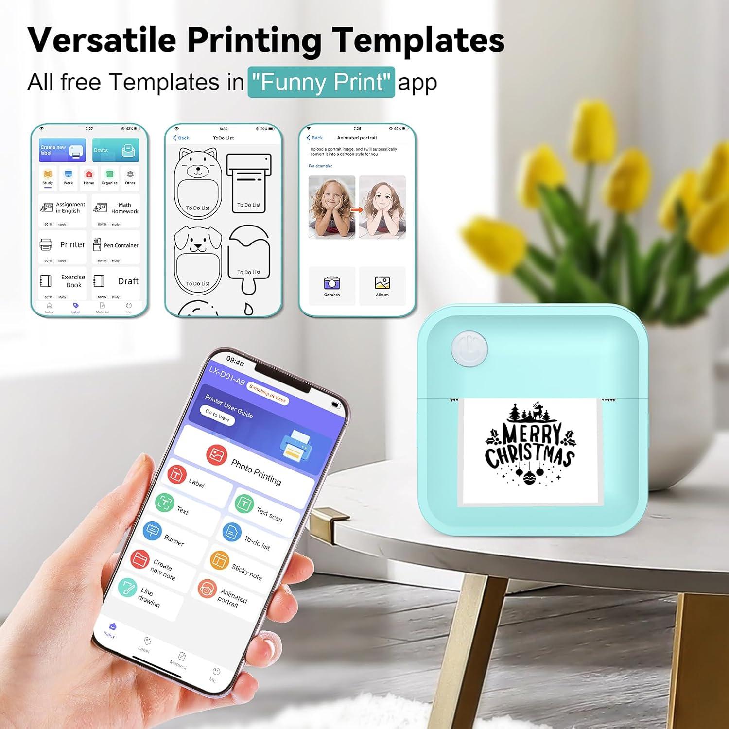 Máquina de Etiquetas INVISEN Bluetooth 14 Tamaños 12-50mm