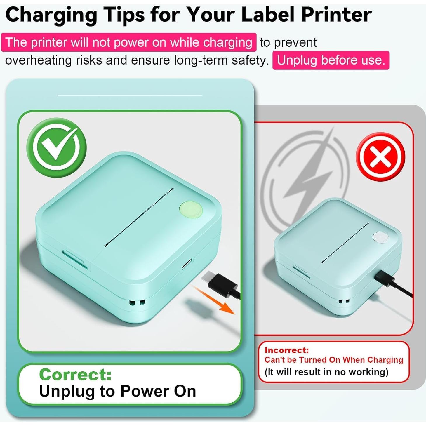 Máquina de Etiquetas INVISEN Bluetooth 14 Tamaños 12-50mm
