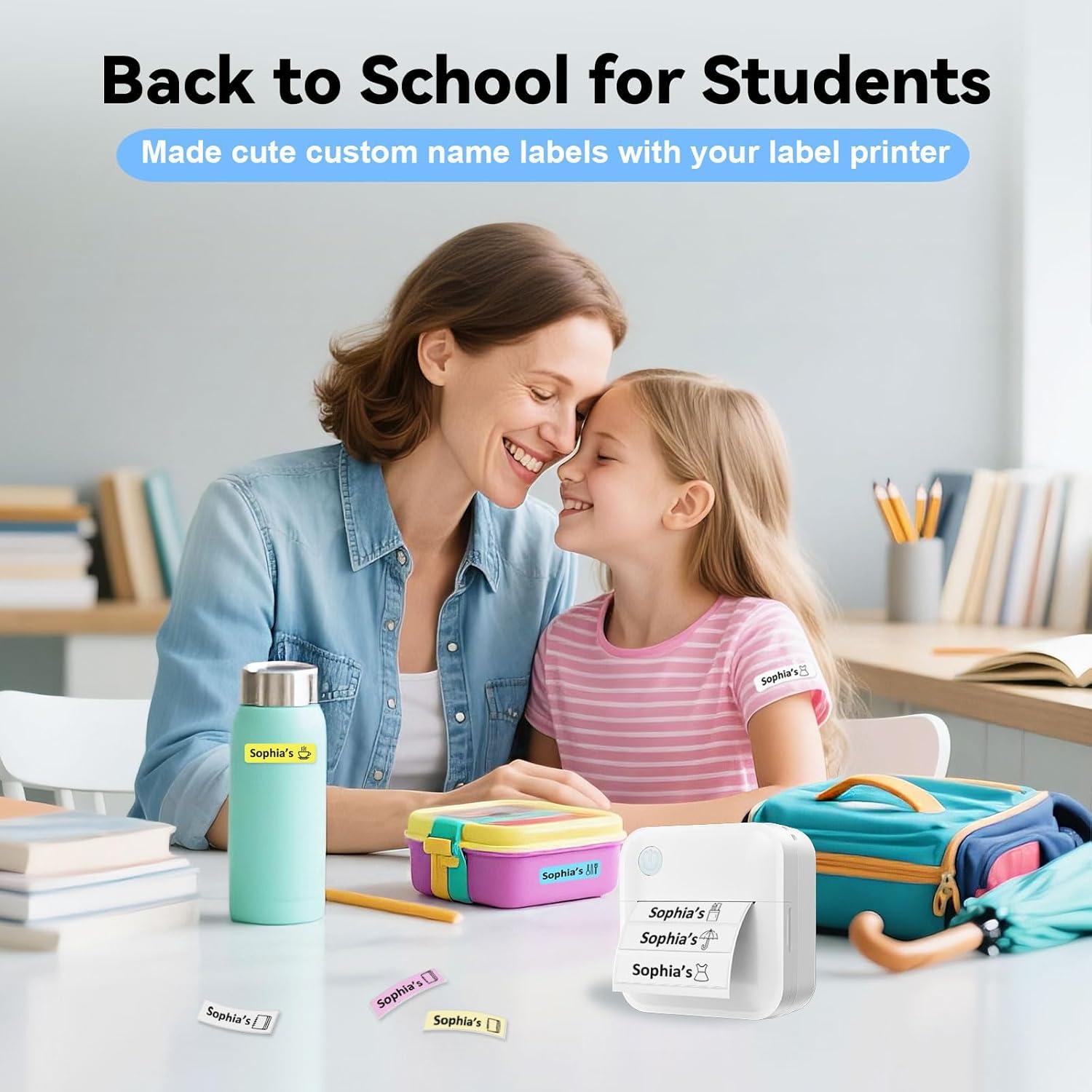 Impresora Térmica de Etiquetas Bluetooth INVISEN D1 - Mini 50mm