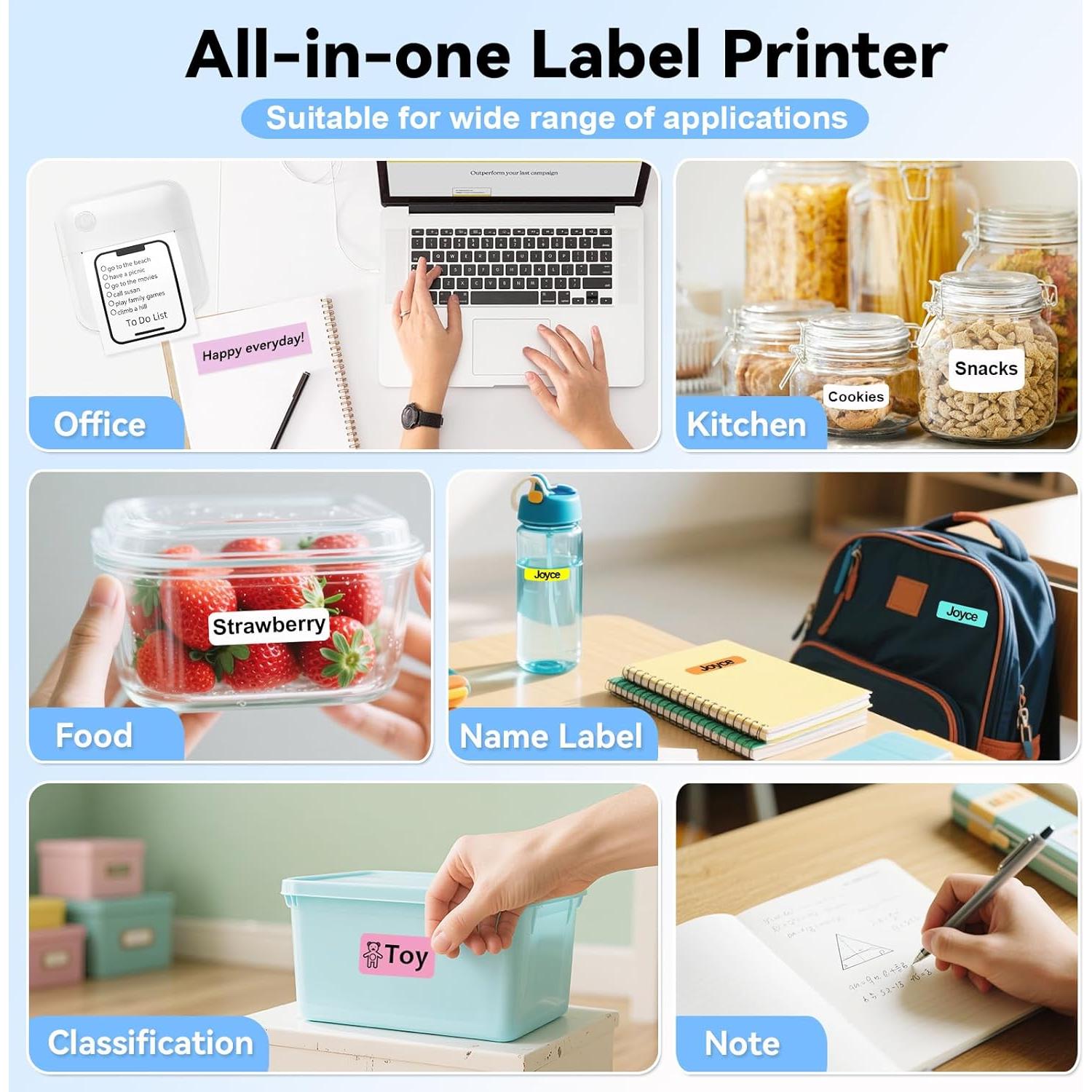 Impresora Térmica de Etiquetas Bluetooth INVISEN D1 - Mini 50mm