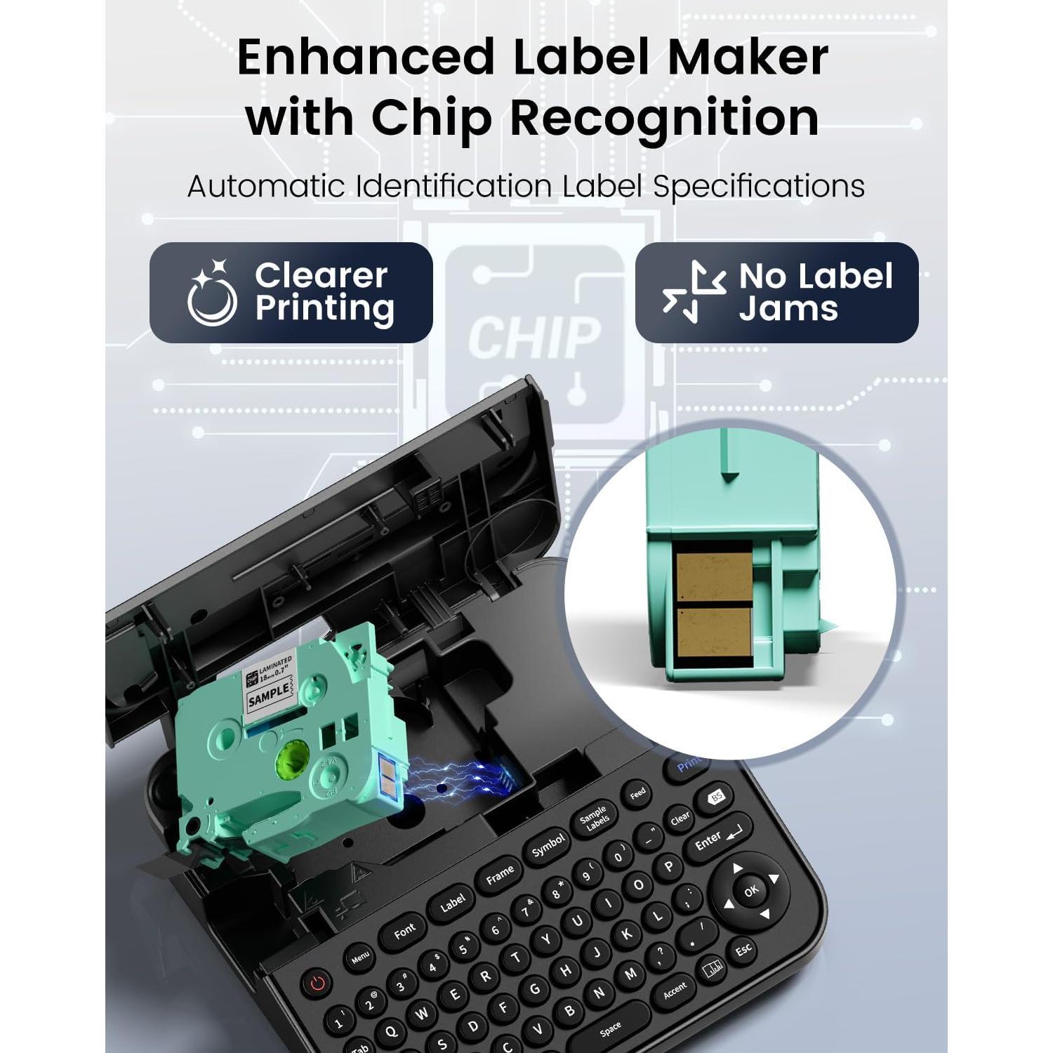 Etiquetadora EazeID D480BT Bluetooth 18mm Recargable