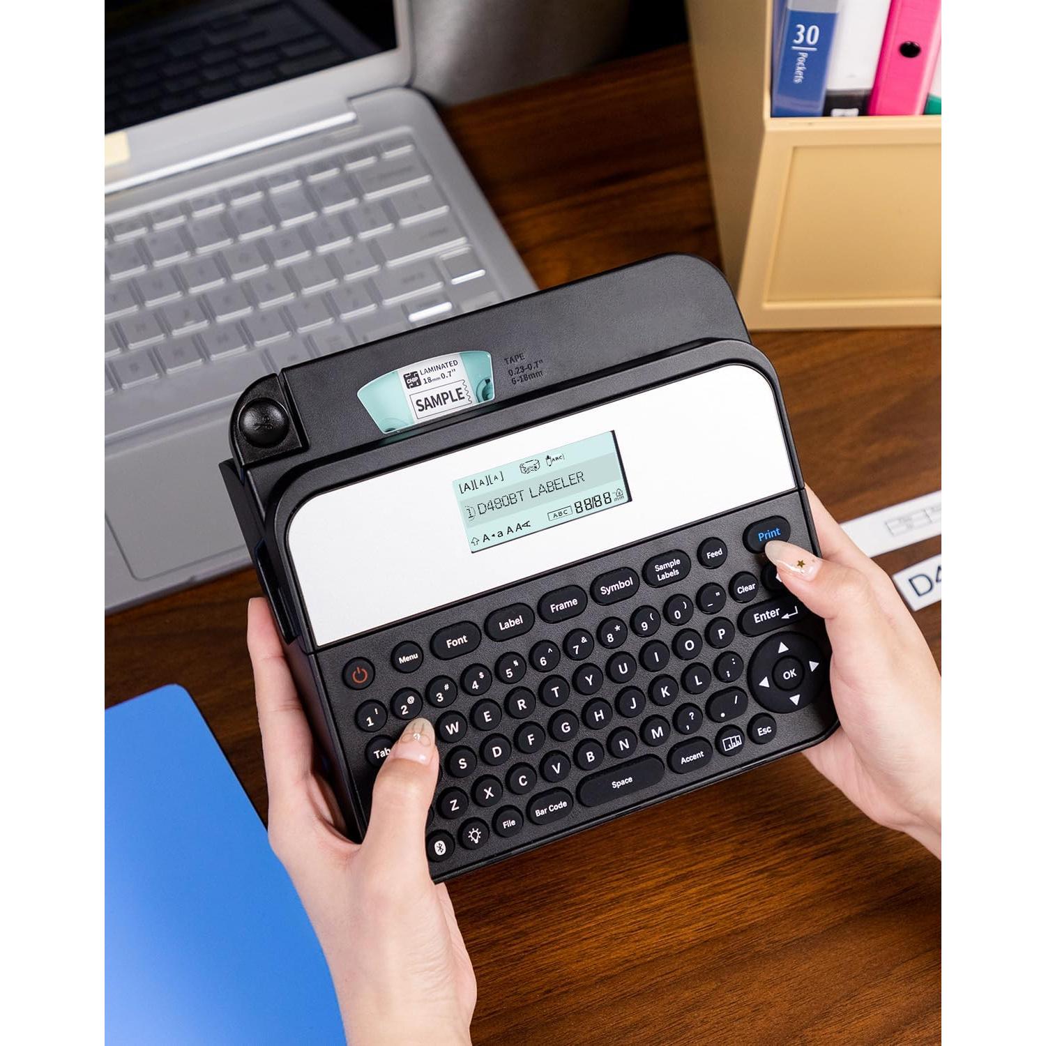 Etiquetadora EazeID D480BT Bluetooth 18mm Recargable