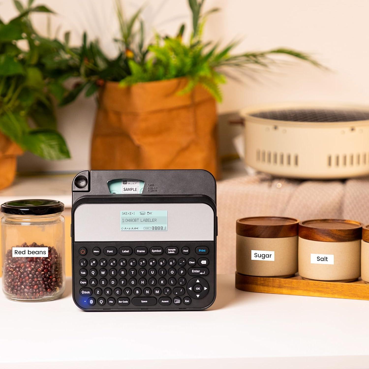 Etiquetadora EazeID D480BT Bluetooth 18mm Recargable