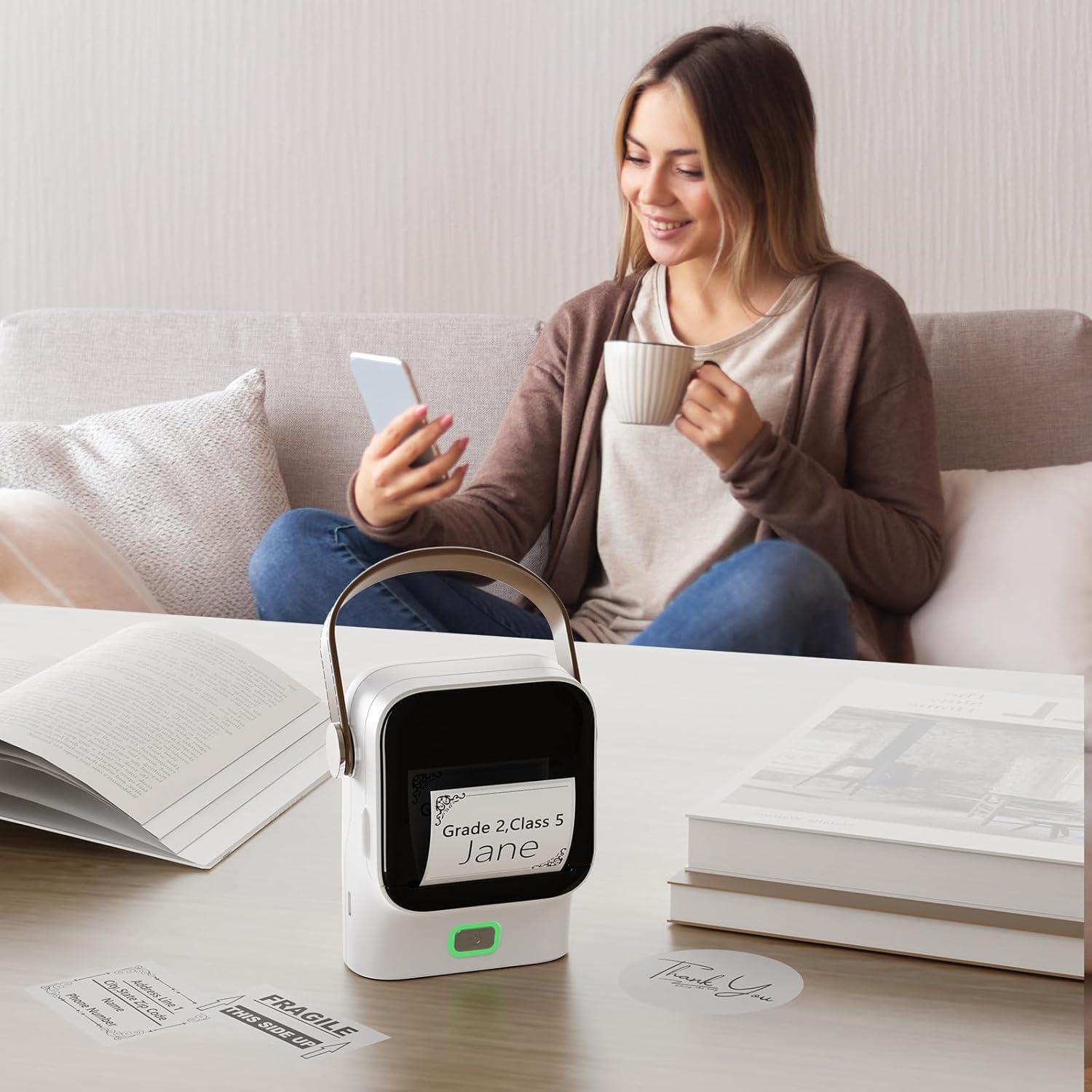 Etiquetadora Inalámbrica Rongta R22 Bluetooth Portátil 203DPI