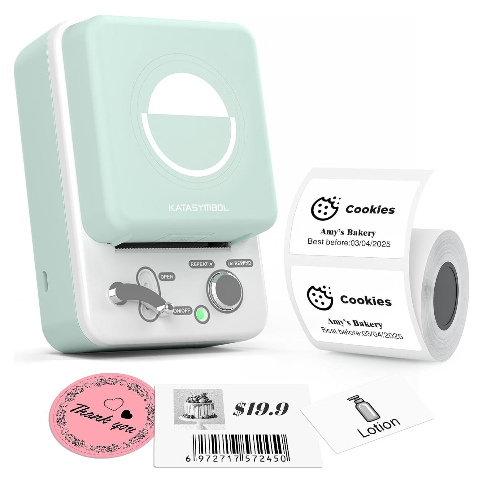 Etiquetadora Bluetooth SUPVAN T50M Plus, Portátil y Sin Tinta