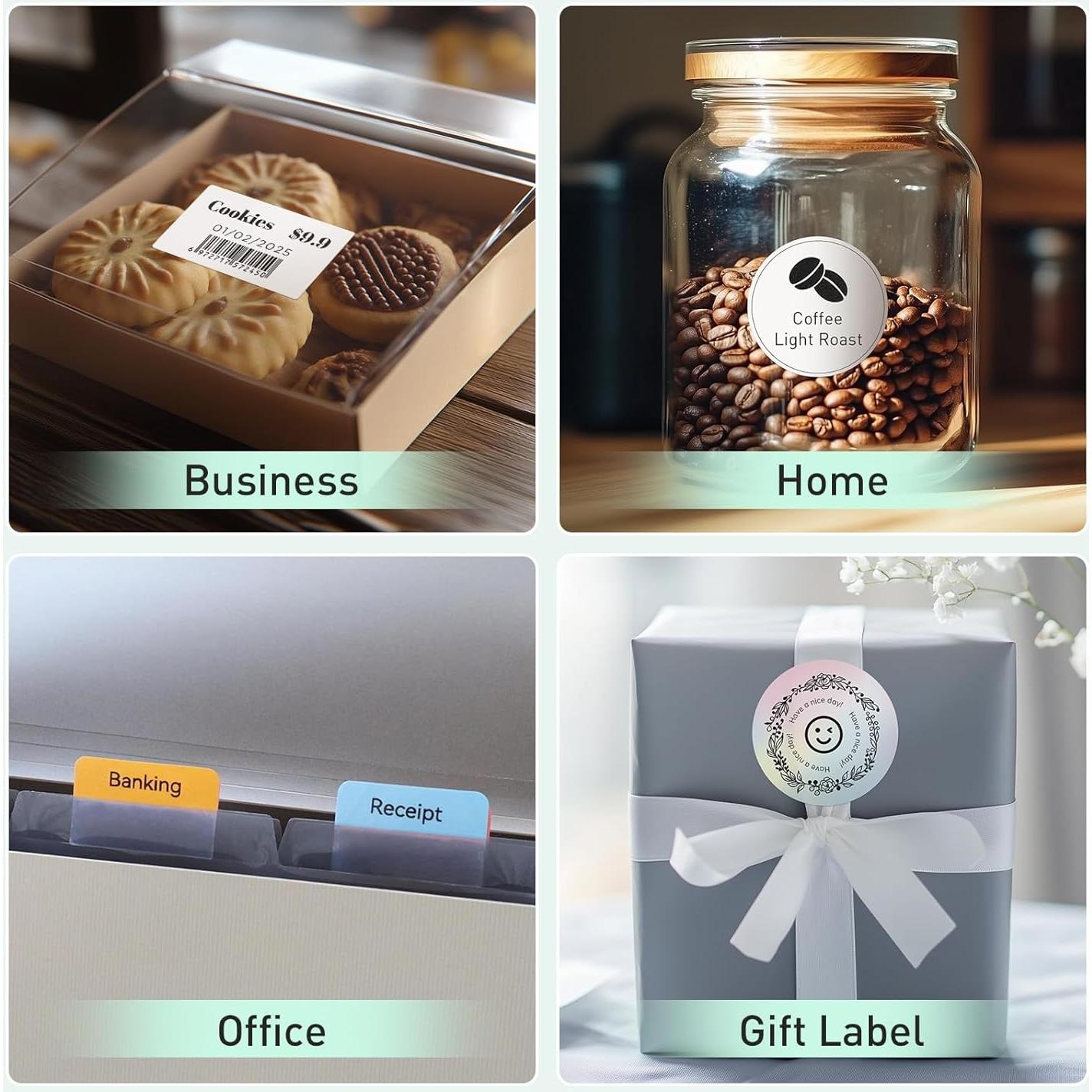 Etiquetadora Bluetooth SUPVAN T50M Plus, Portátil y Sin Tinta