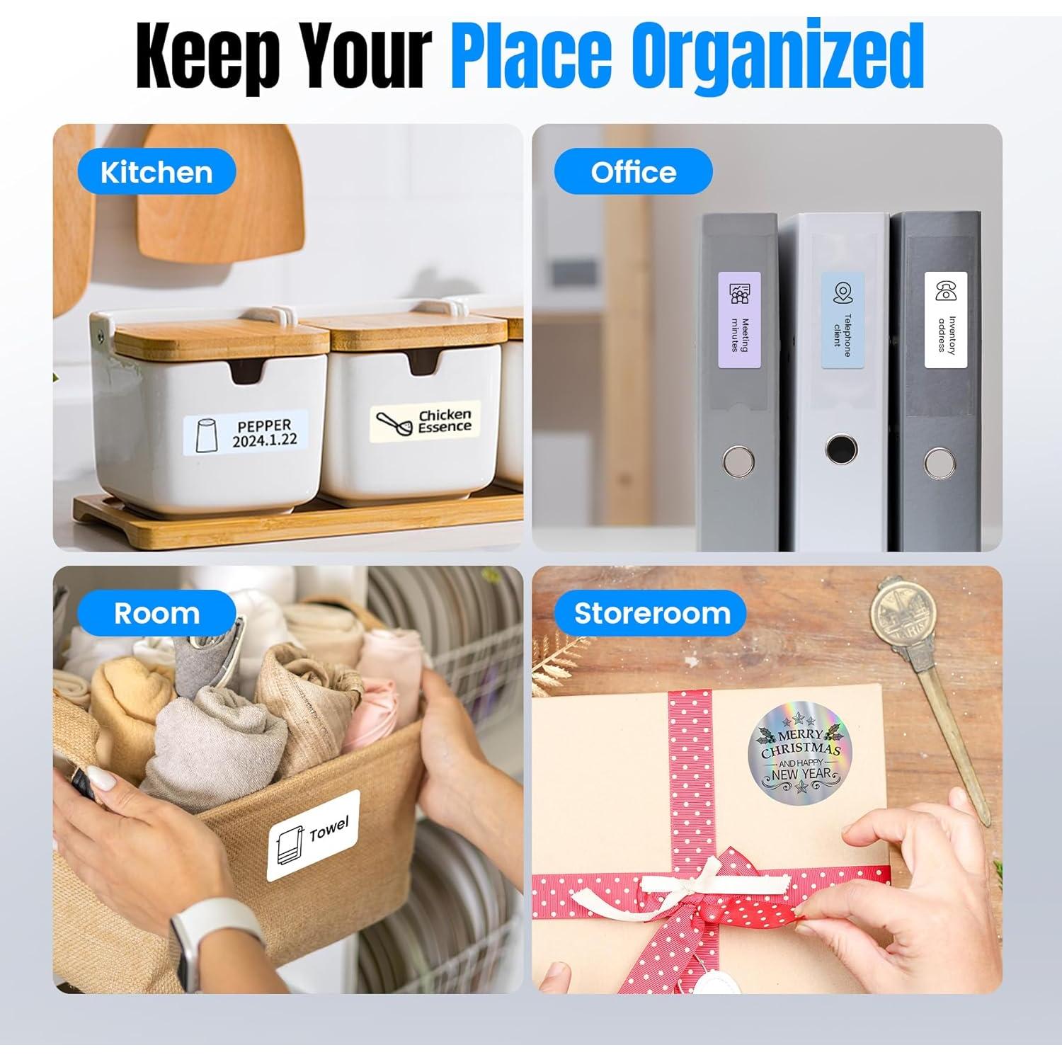 Etiquetadora Térmica Ponek M102 - Impresora de Etiquetas 0.78-2"