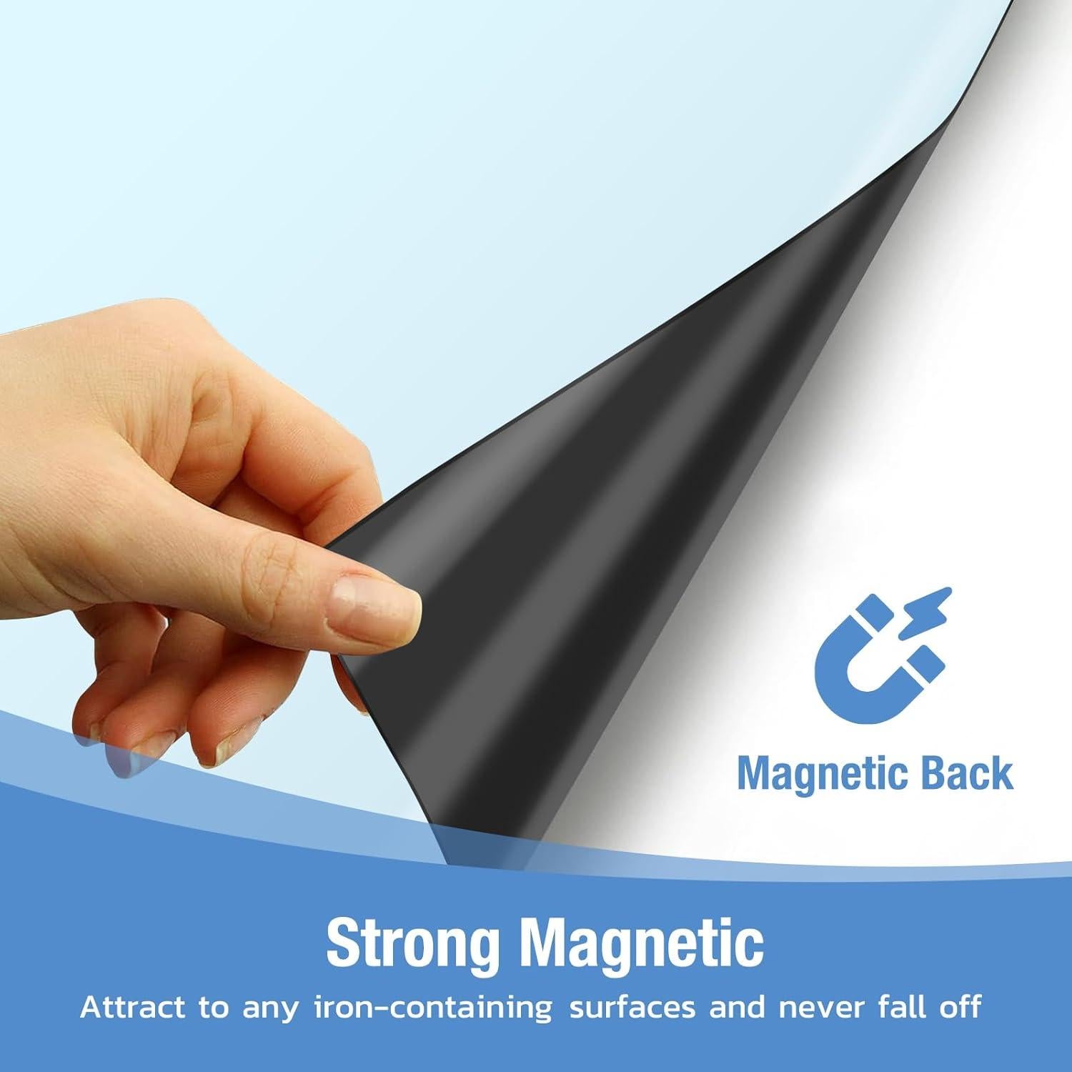 Pizarra Magnética Reutilizable HOMiDEK 21.6x27.9 cm con 4 Marcadores