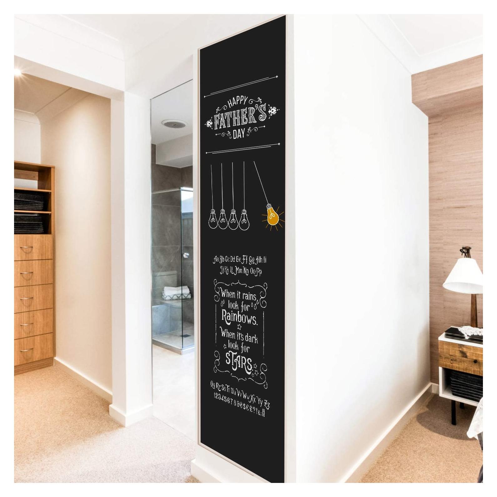 Papel Contacto de Pizarra Autoadhesivo KDG 45x213 cm Negro