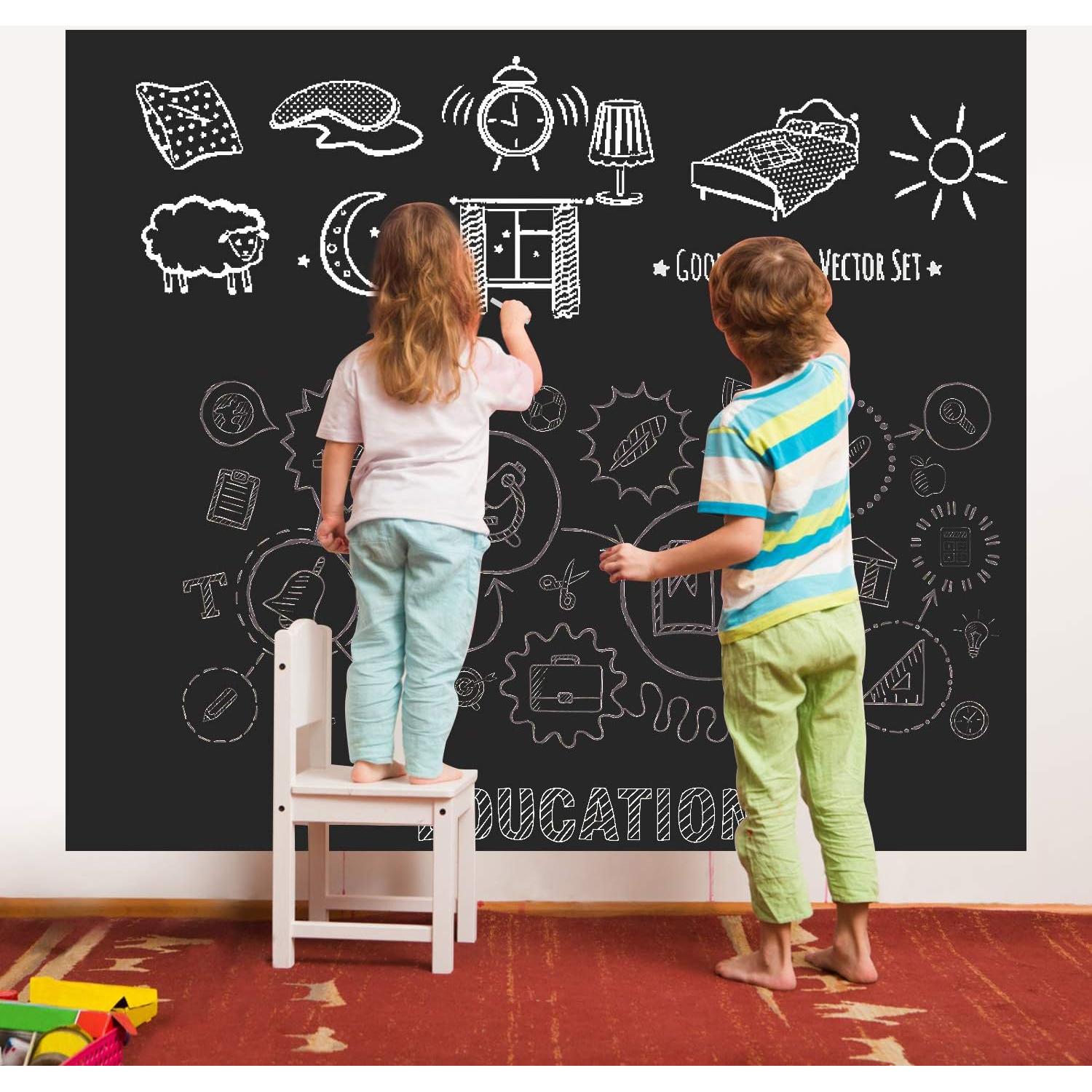 Papel Contacto de Pizarra Autoadhesivo KDG 45x213 cm Negro