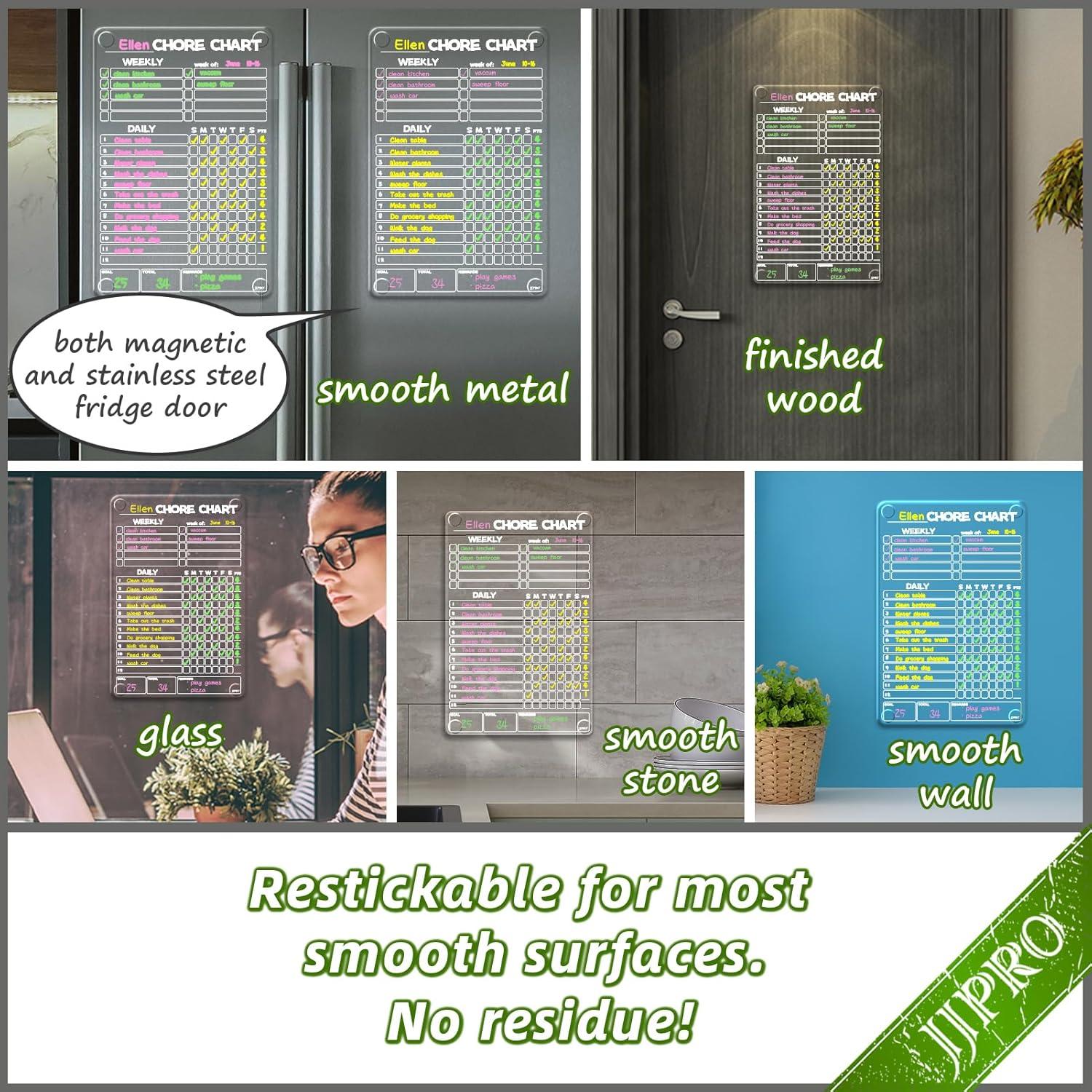 Tabla de Tareas Borrado en Seco JJPRO 33x21.6cm Transparente