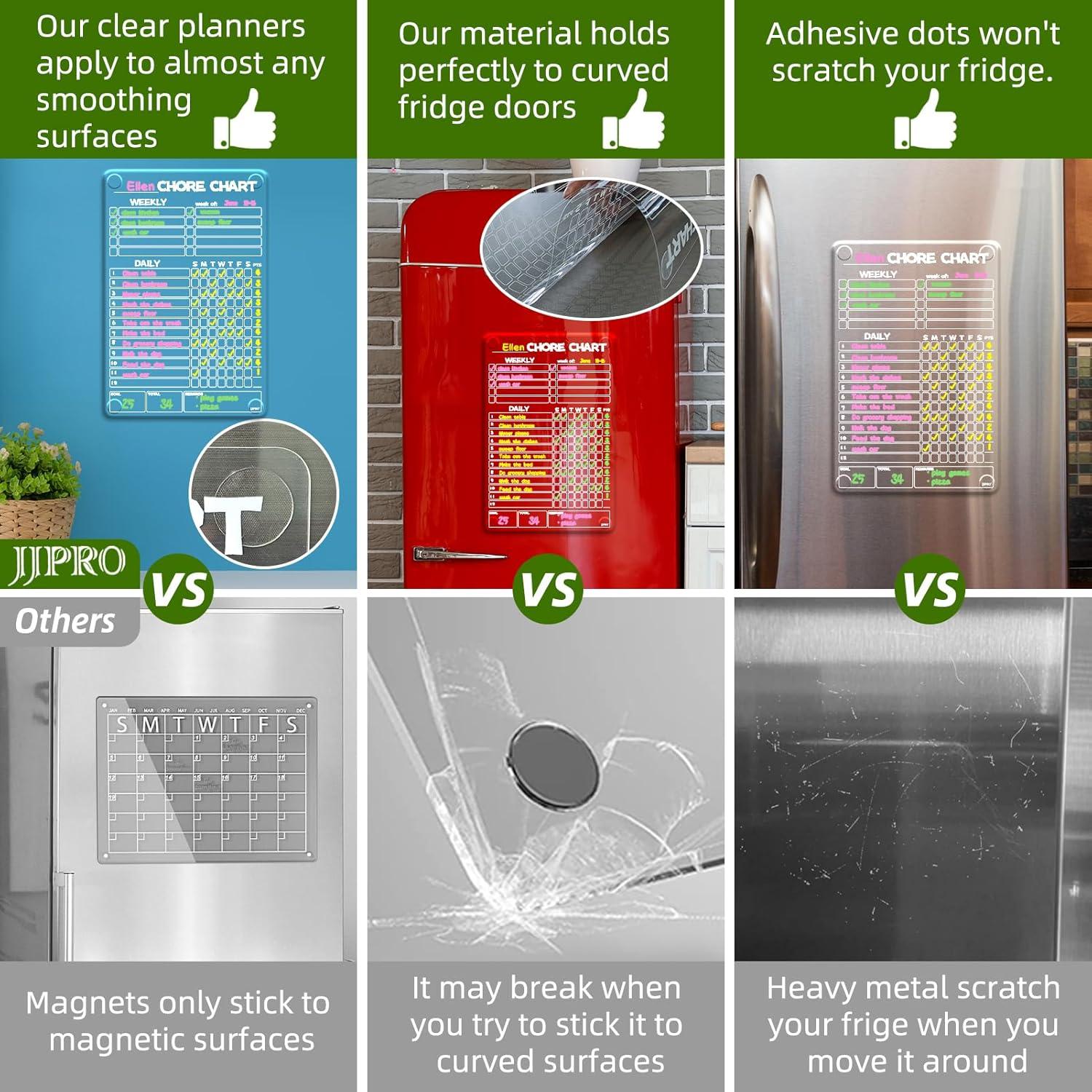 Tabla de Tareas Borrado en Seco JJPRO 33x21.6cm Transparente