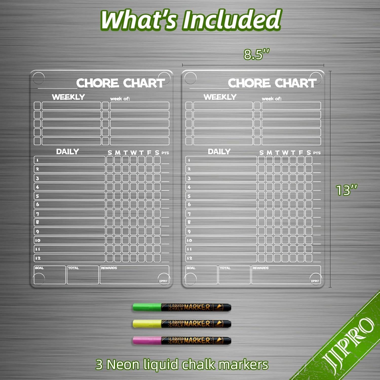 Tabla de Tareas Borrado en Seco JJPRO 33x21.6cm Transparente