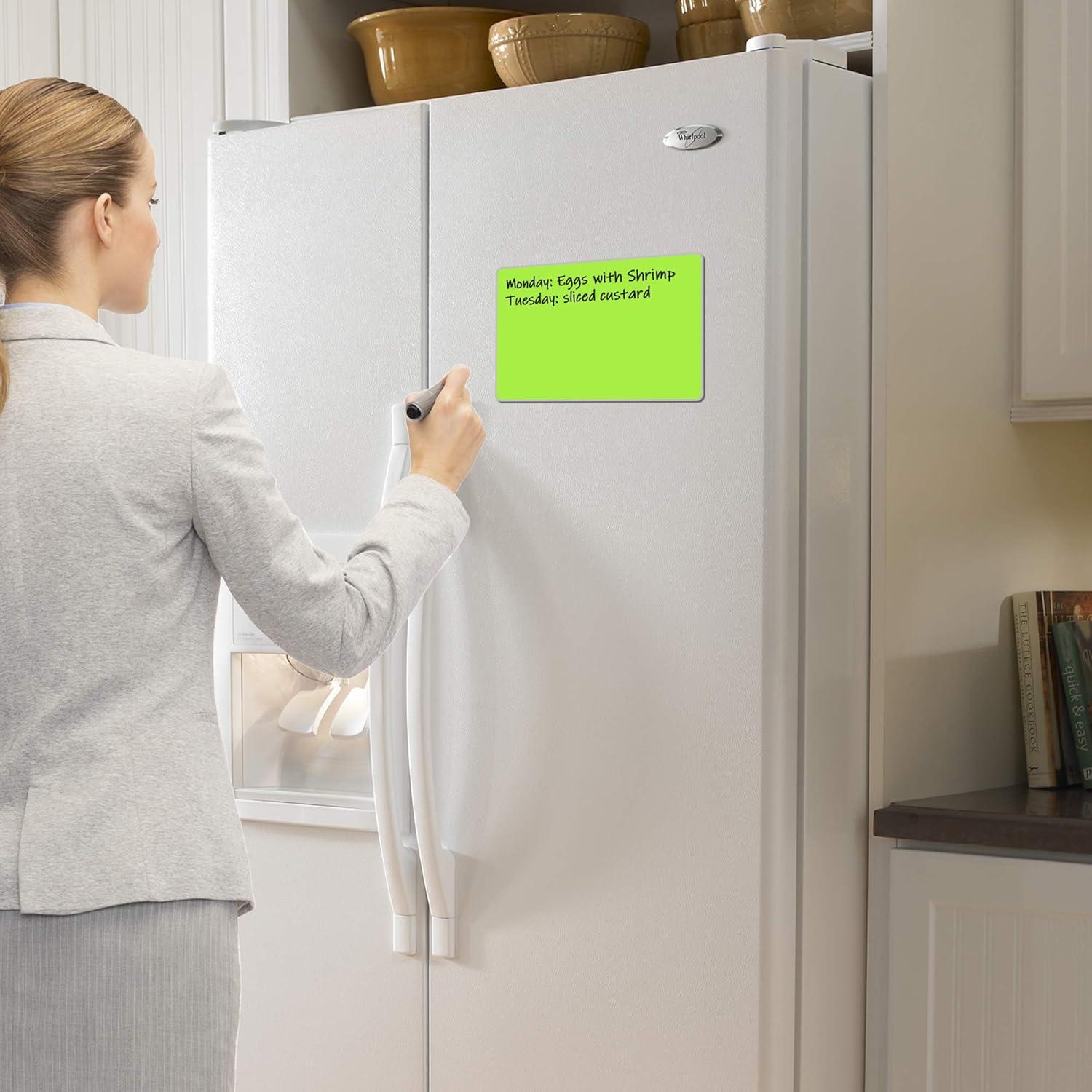 Hojas Magnéticas Borrables en Seco LLPT 15x21 cm Azul 6 Pzs