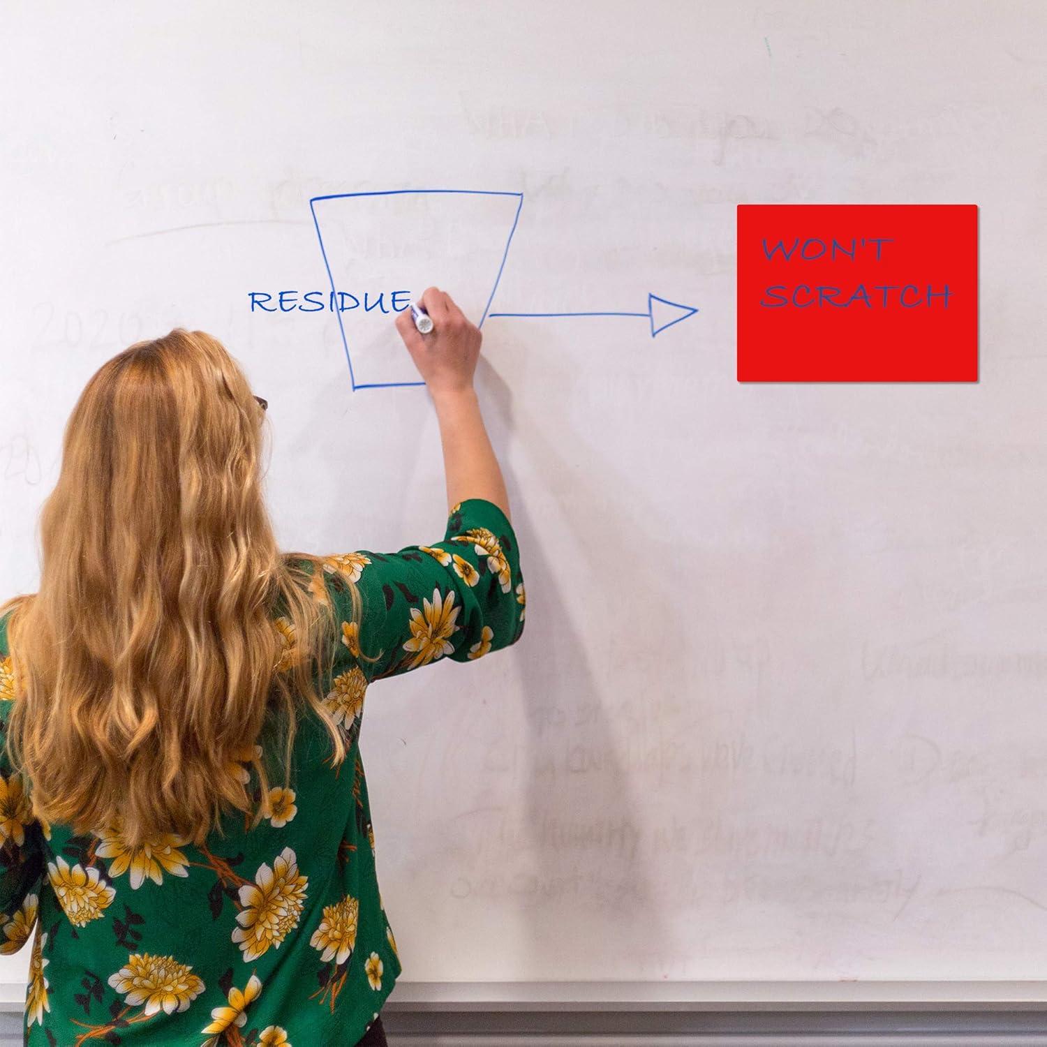 Hojas Magnéticas Borrables en Seco LLPT 15x21 cm Azul 6 Pzs