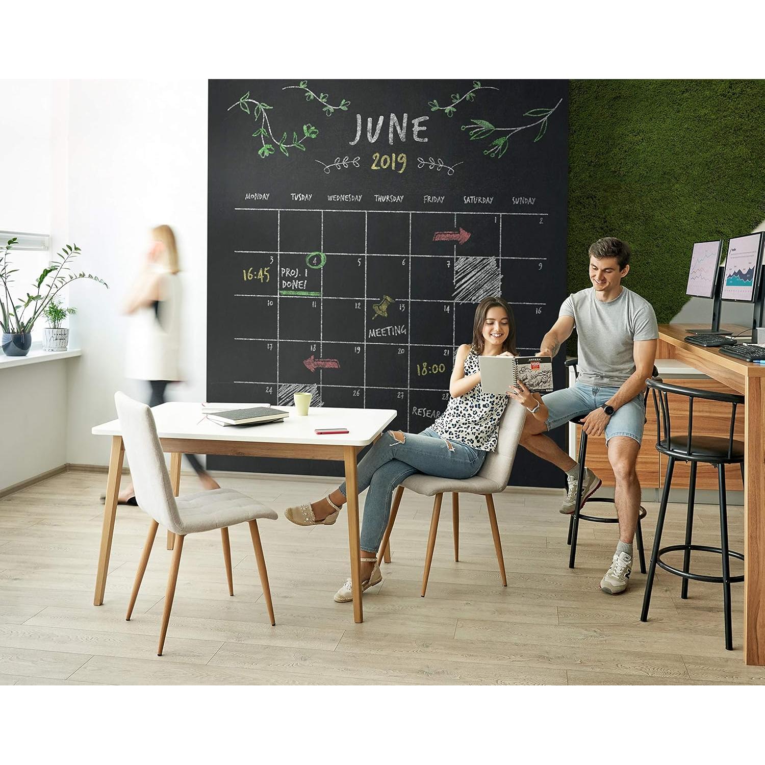 Pizarra Negra Autoadhesiva Arteza 4.88m x 45cm para Escritura