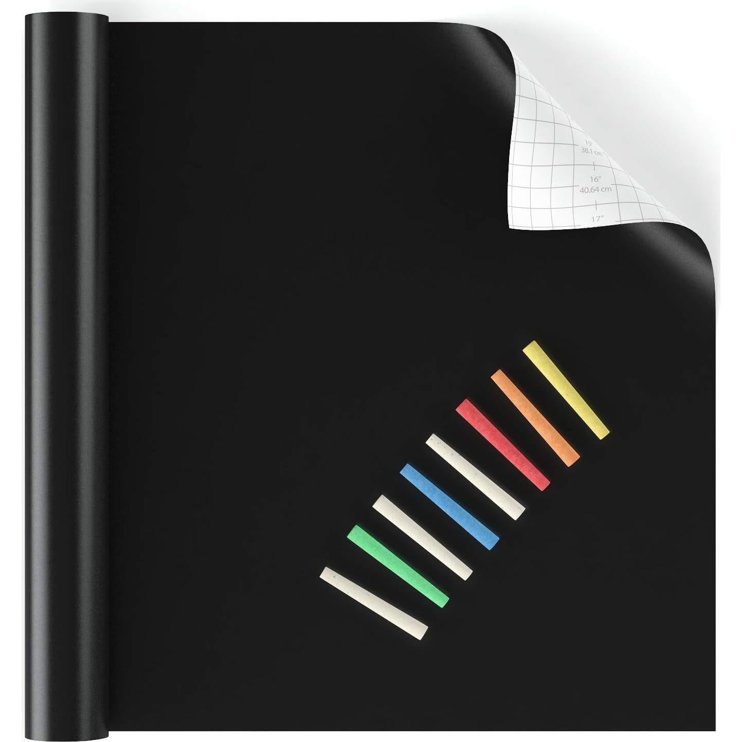 Pizarra Negra Autoadhesiva Arteza 4.88m x 45cm para Escritura