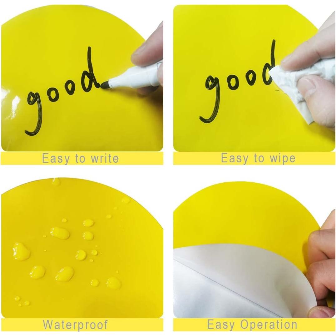 Puntos de Borrado en Seco Coloridos ELANE 48 Pcs 15.24 cm