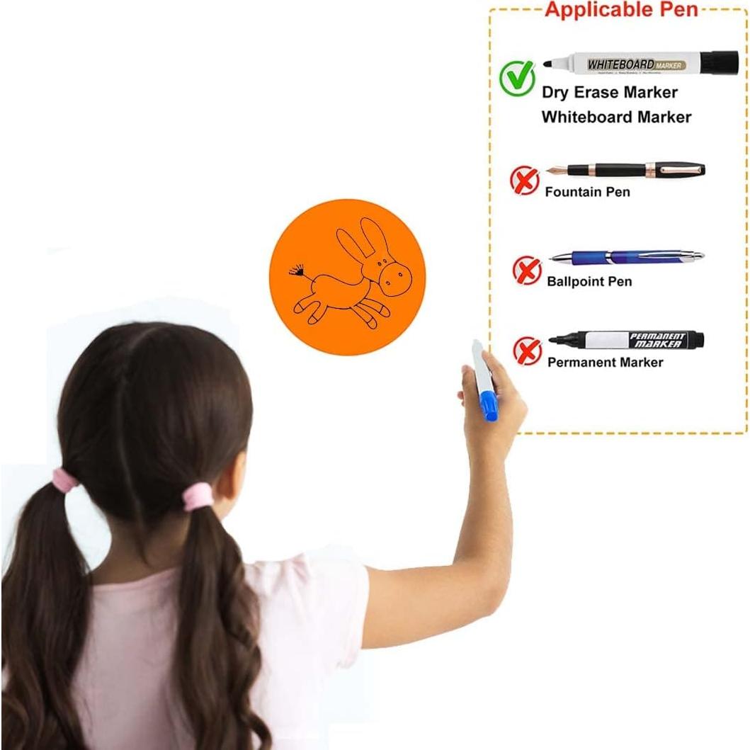 Puntos de Borrado en Seco Coloridos ELANE 48 Pcs 15.24 cm