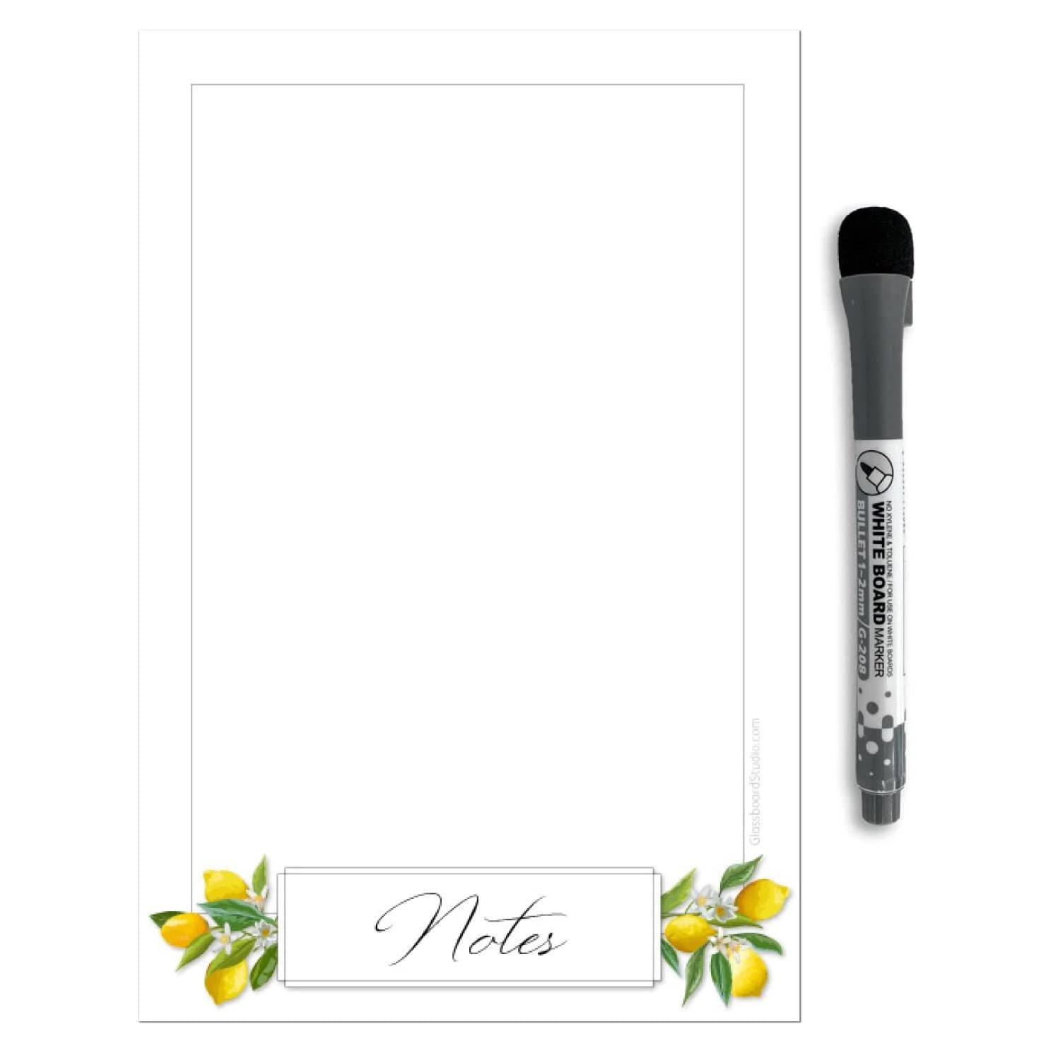 Vinilo de Pizarra Blanca Borrable Glassboard Studio 15x23cm