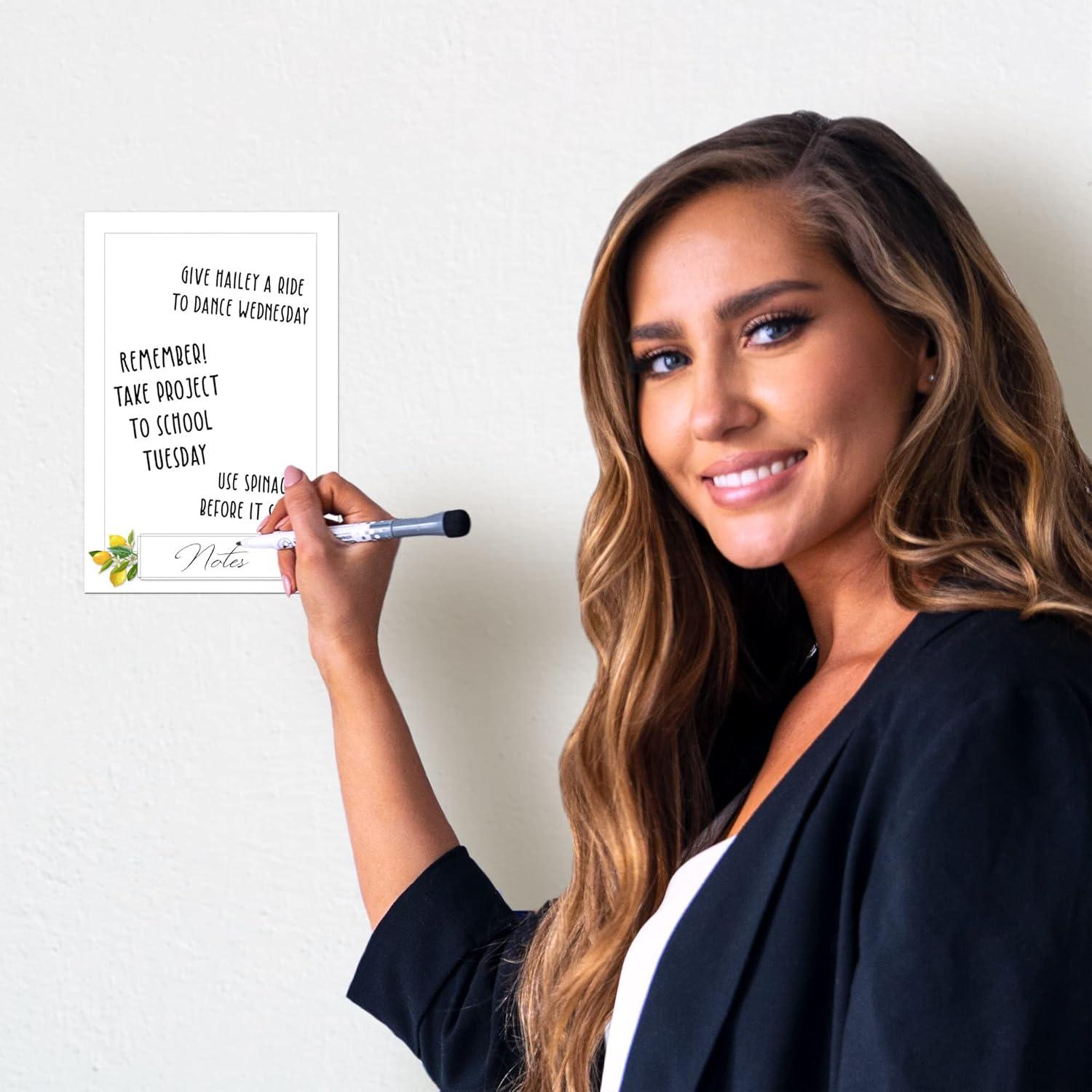 Vinilo de Pizarra Blanca Borrable Glassboard Studio 15x23cm