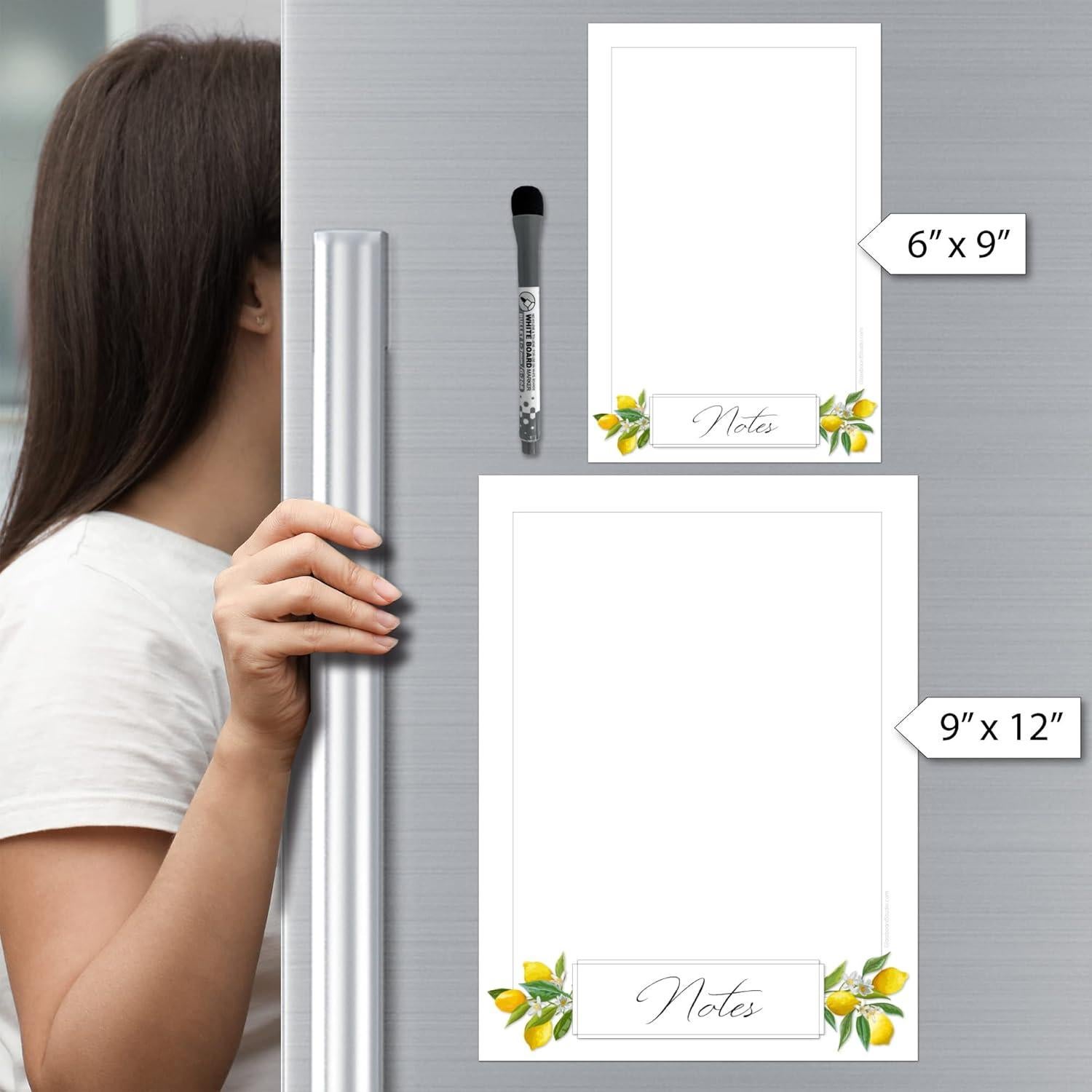 Vinilo de Pizarra Blanca Borrable Glassboard Studio 15x23cm