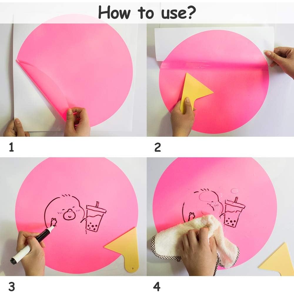 Puntos de Borrado en Seco Coloridos Tesoros Diarios 14pcs 30cm